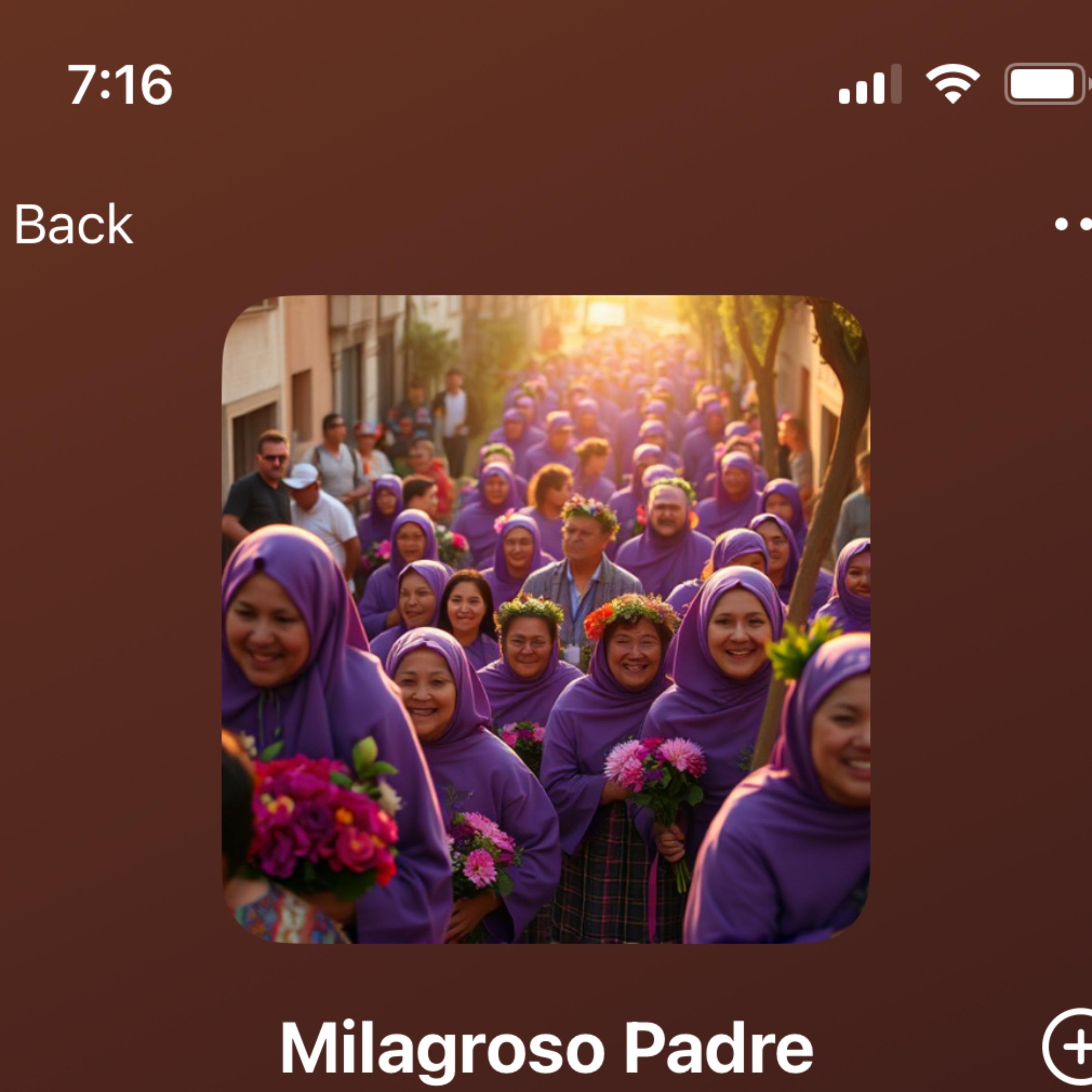 Milagroso Padre artwork