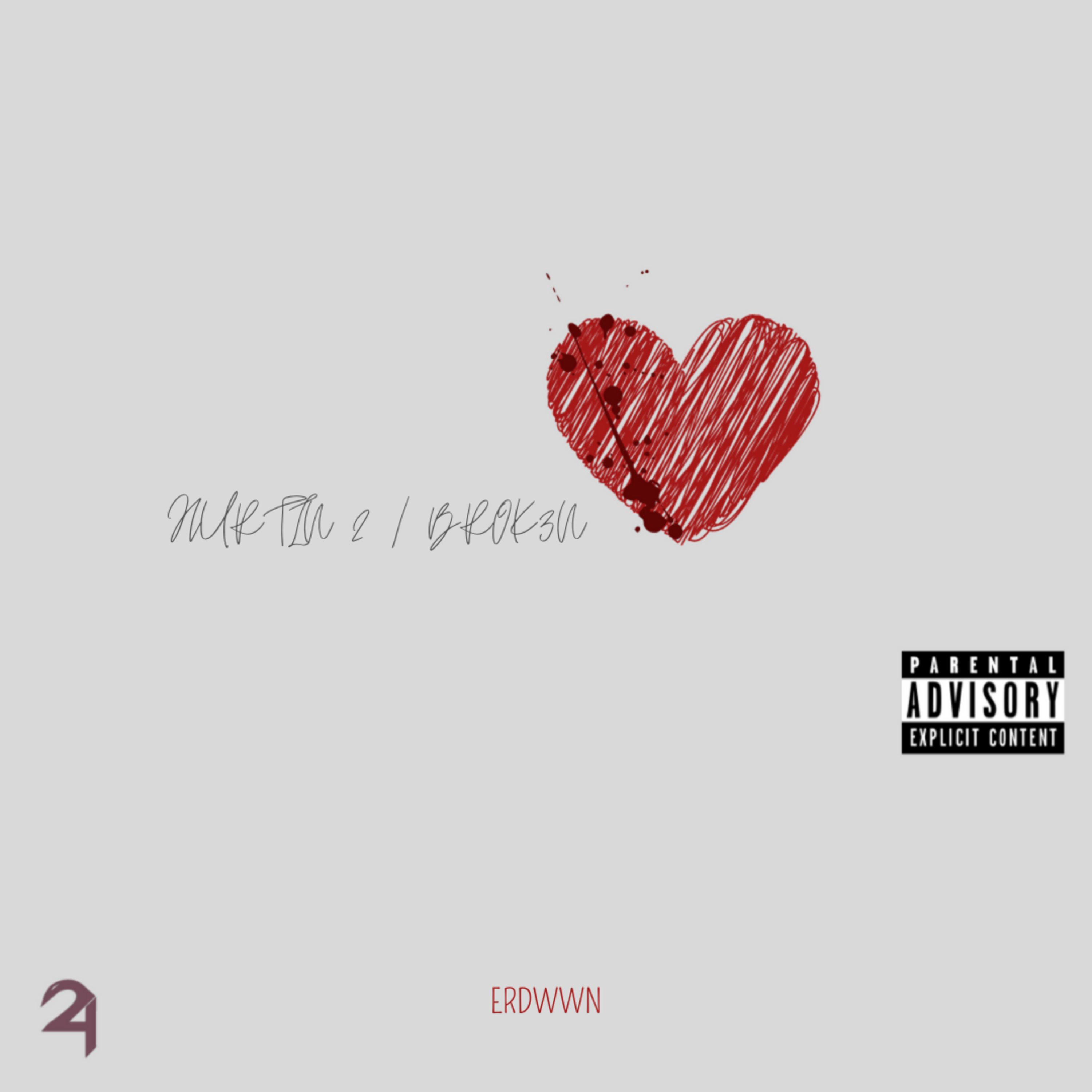 HURTIN 2 / BROK3N artwork