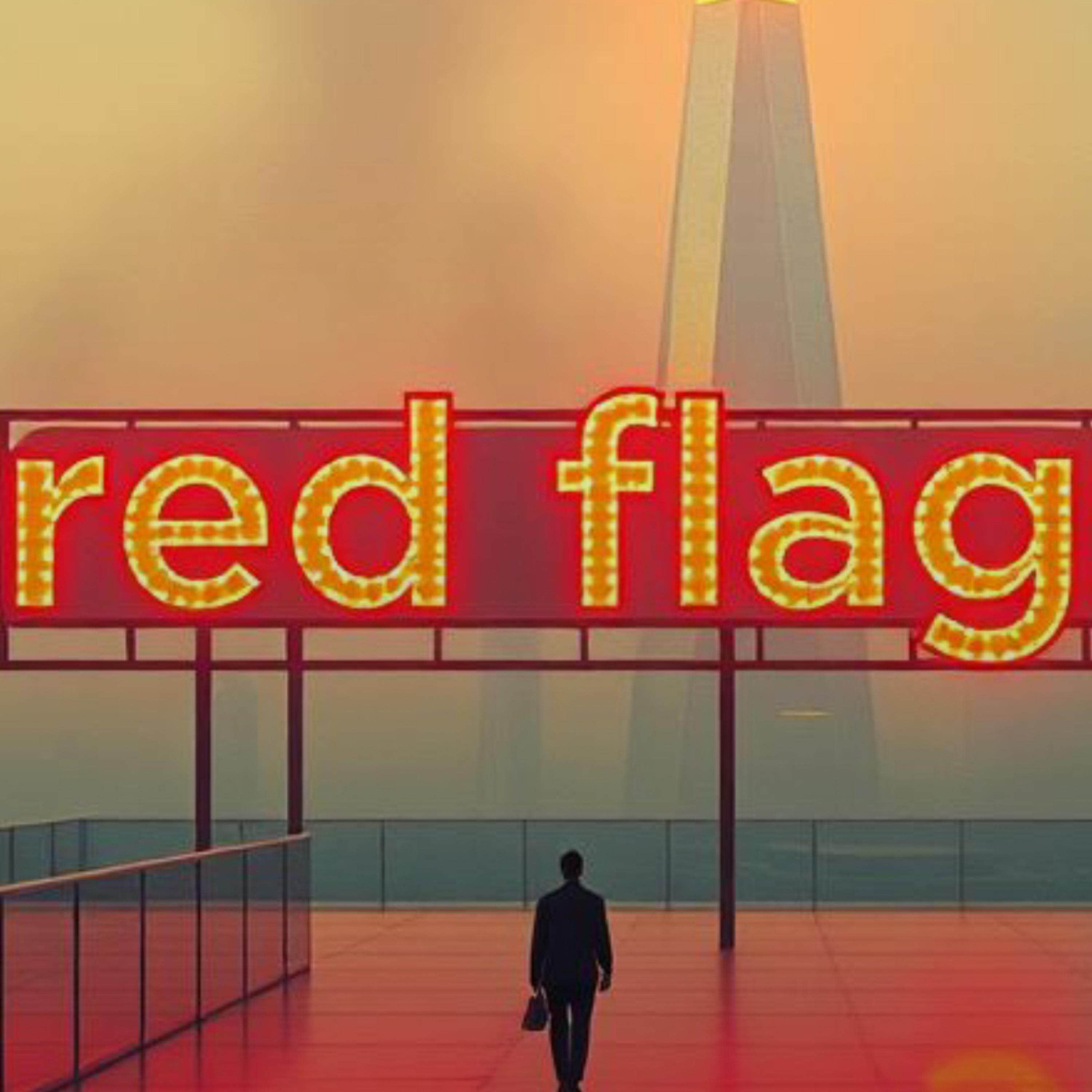 Red flag artwork