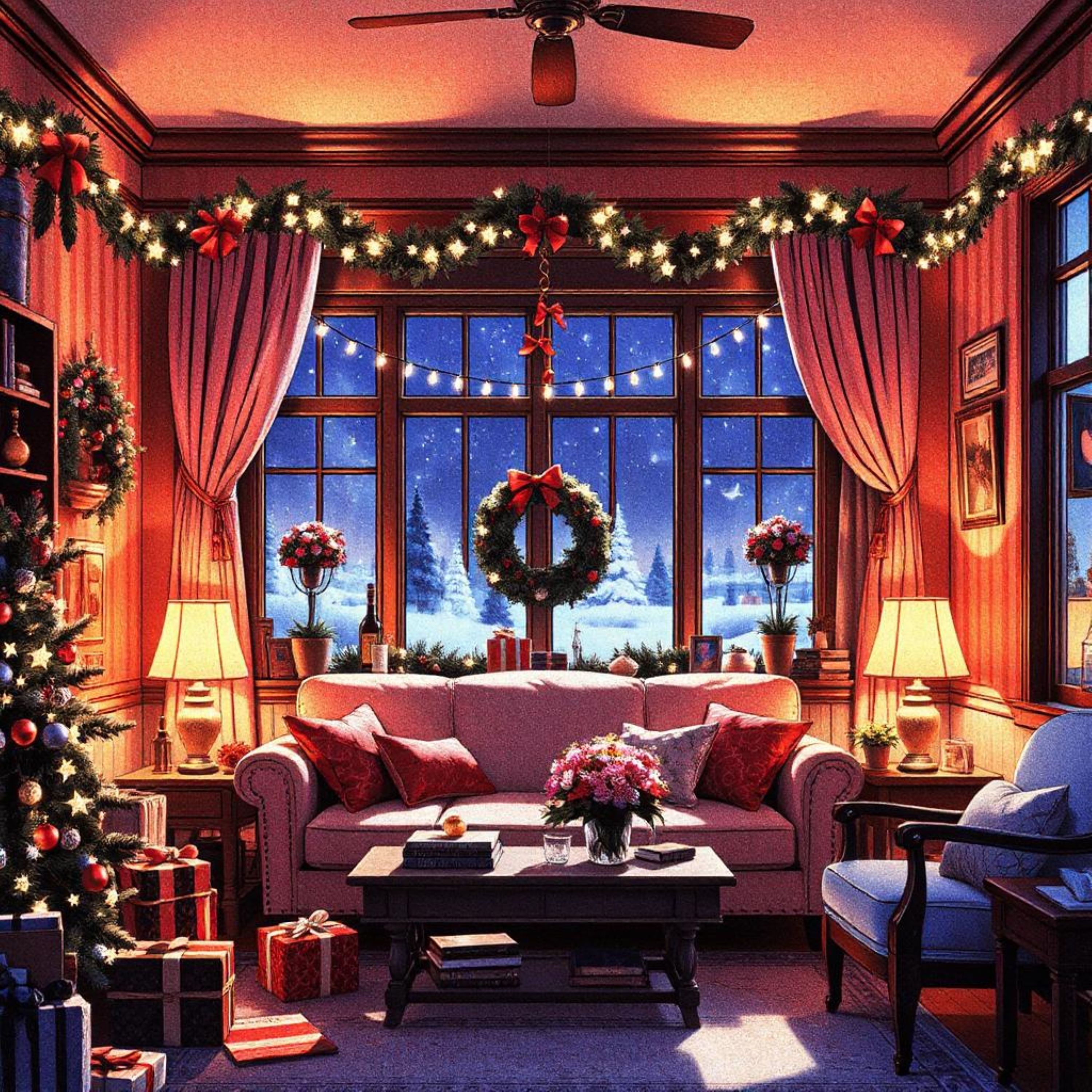 Merry Mellow Christmas LoFi artwork