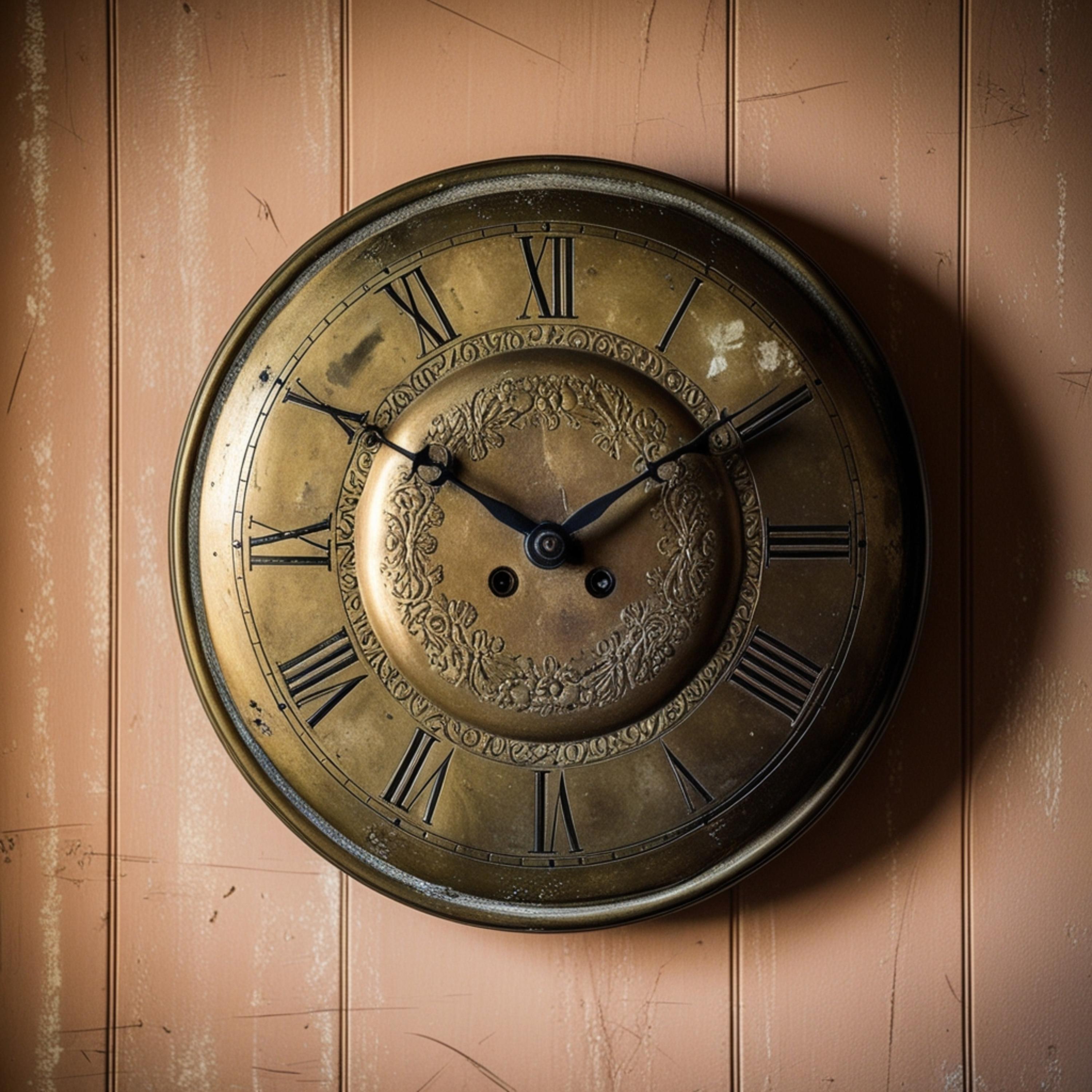 The clock is ticking artwork