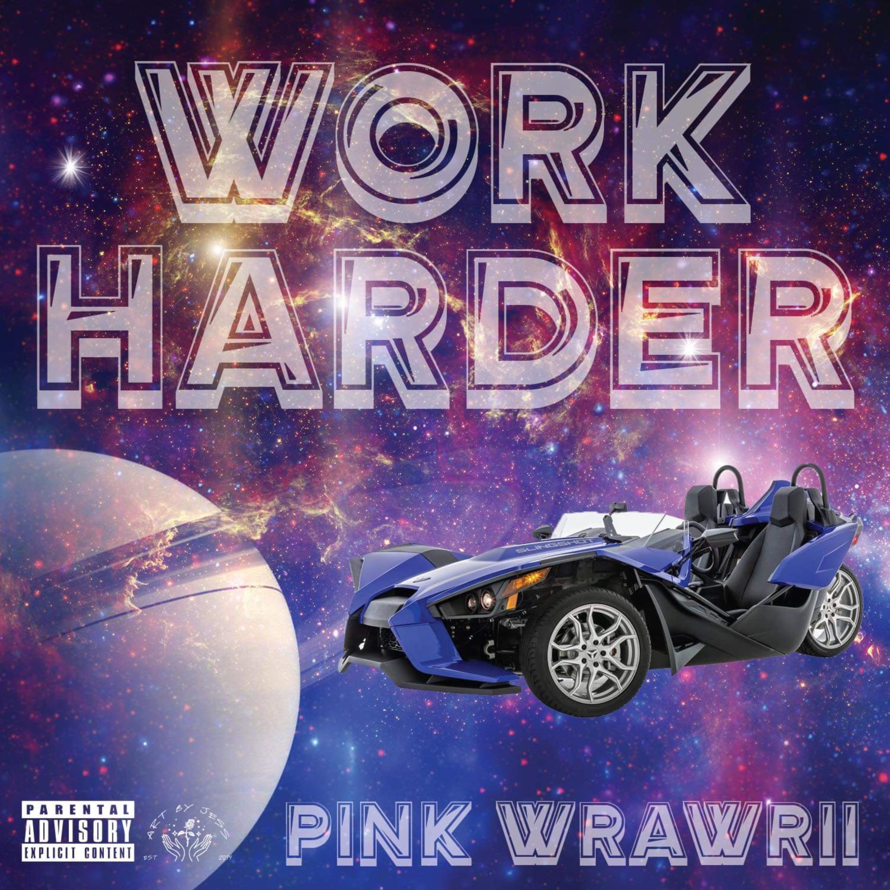 WORK HARDER artwork