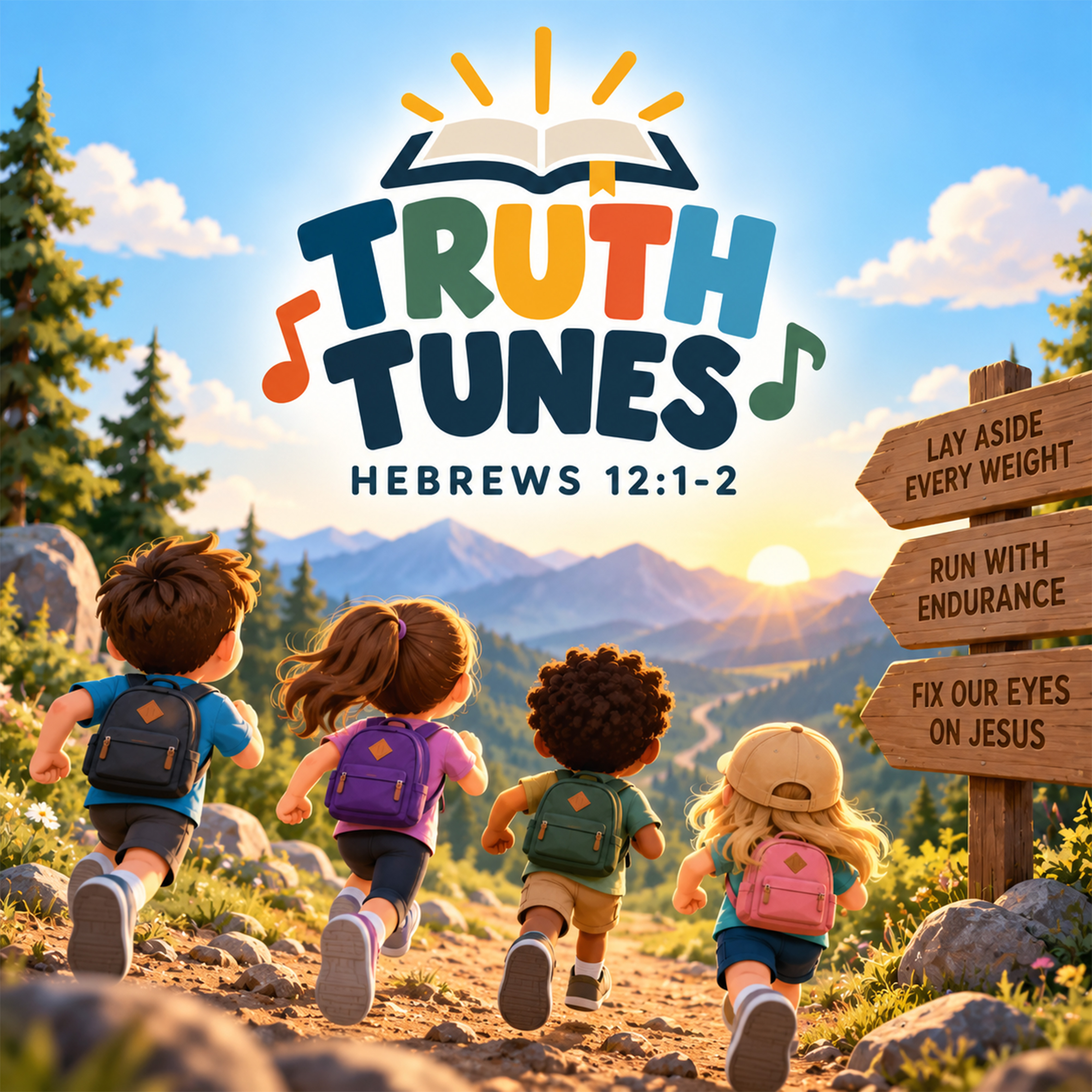 Hebrews 12:1-2 by Truth Tunes cover art