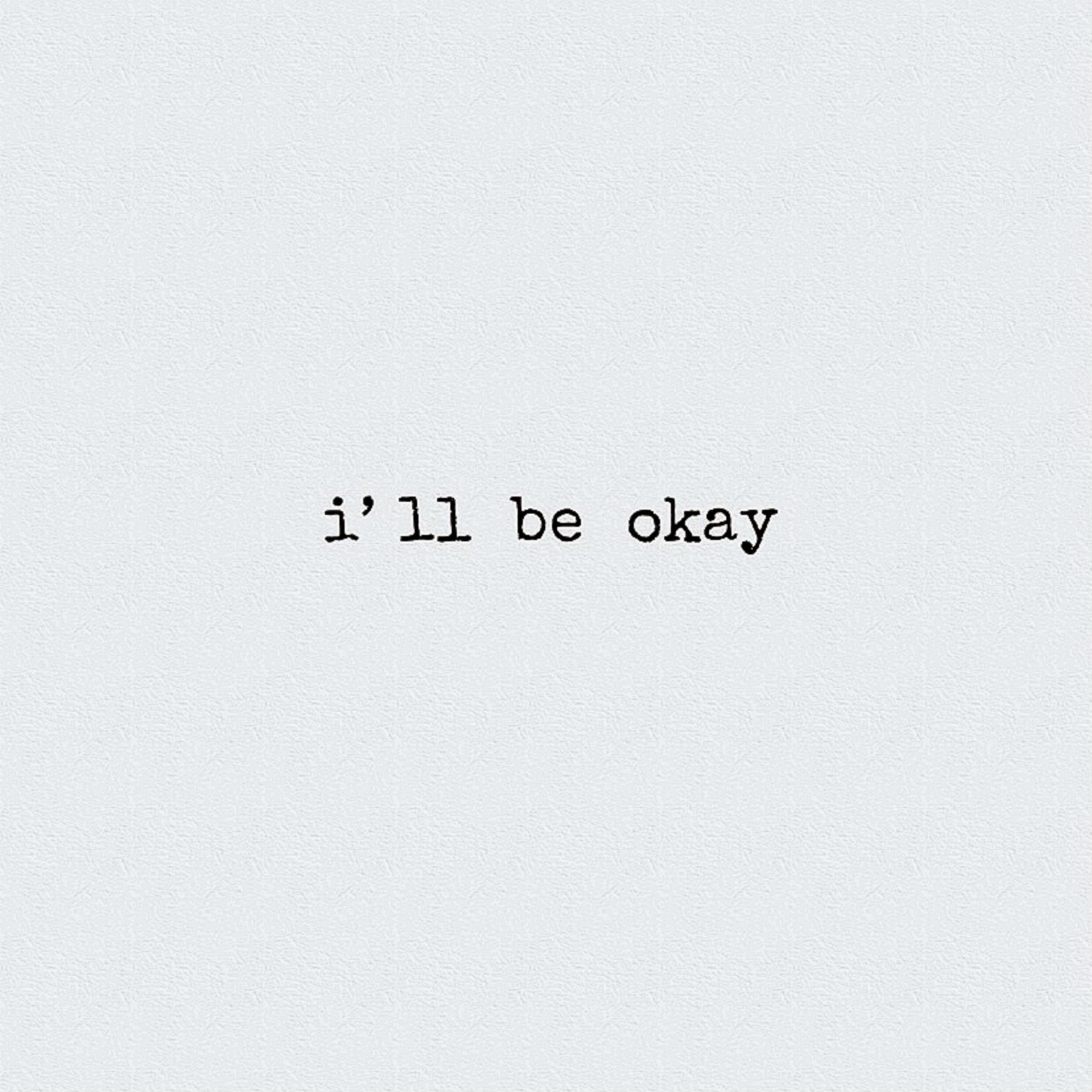 I'll Be Okay artwork