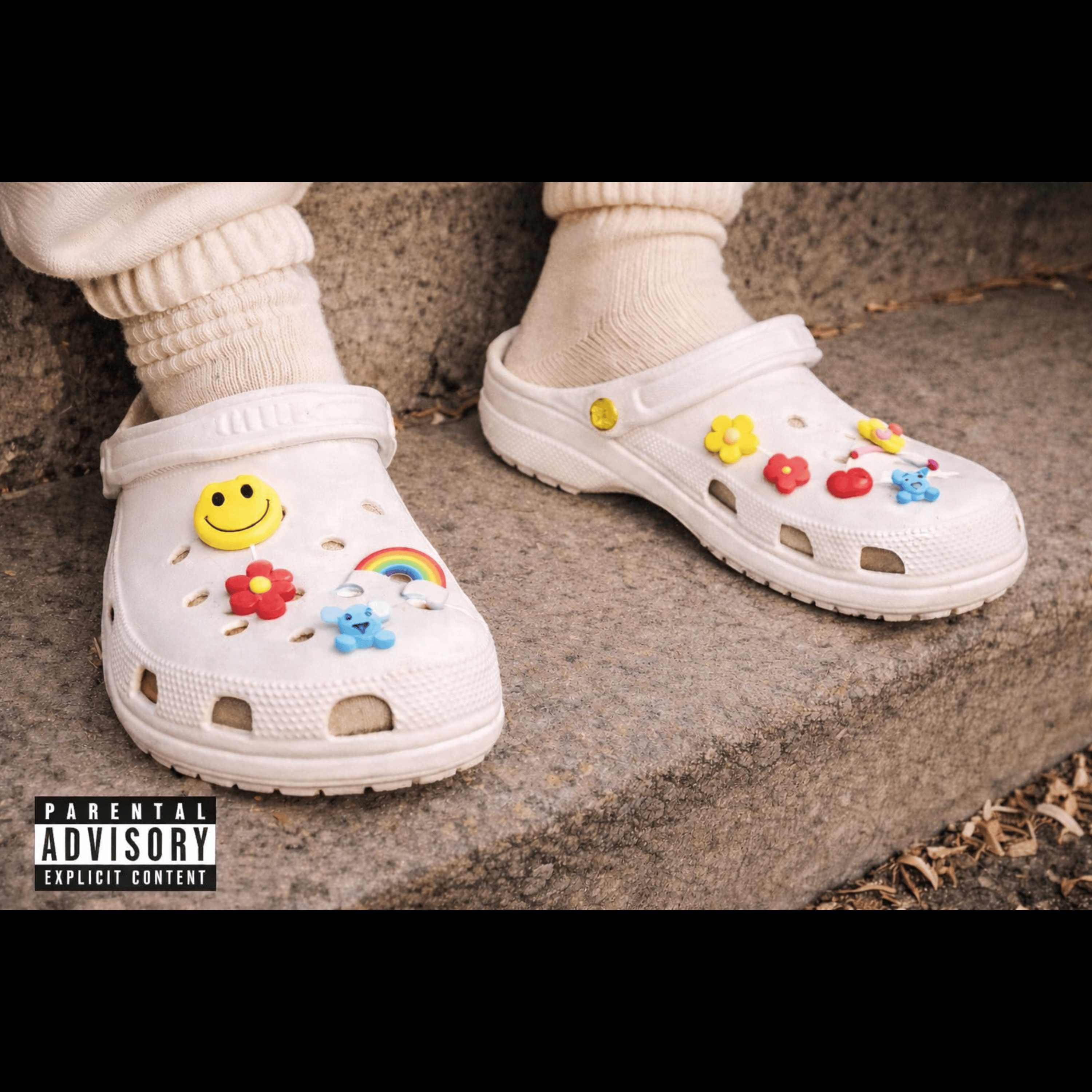 White Crocs artwork