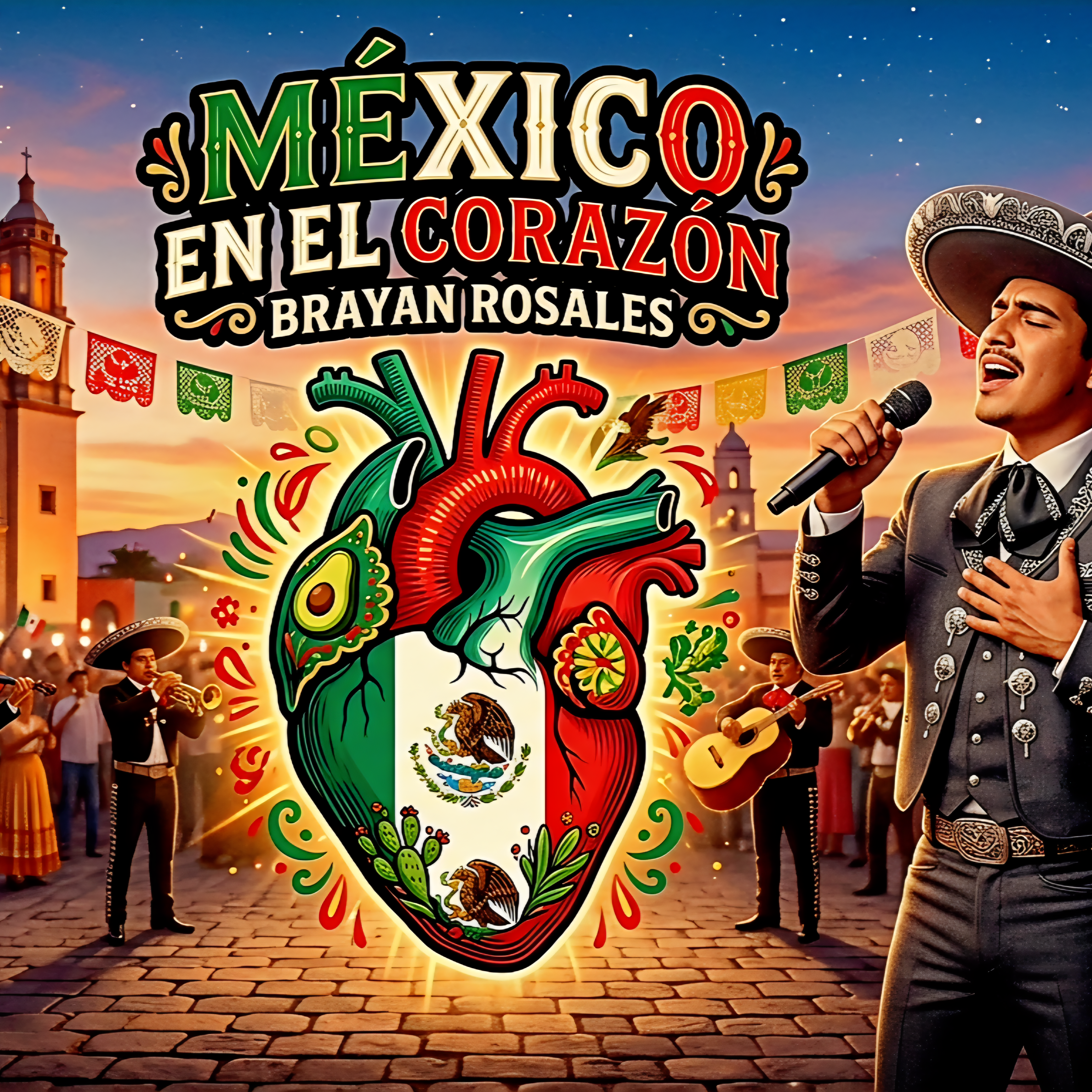México en el corazón by Brayan Rosales cover art
