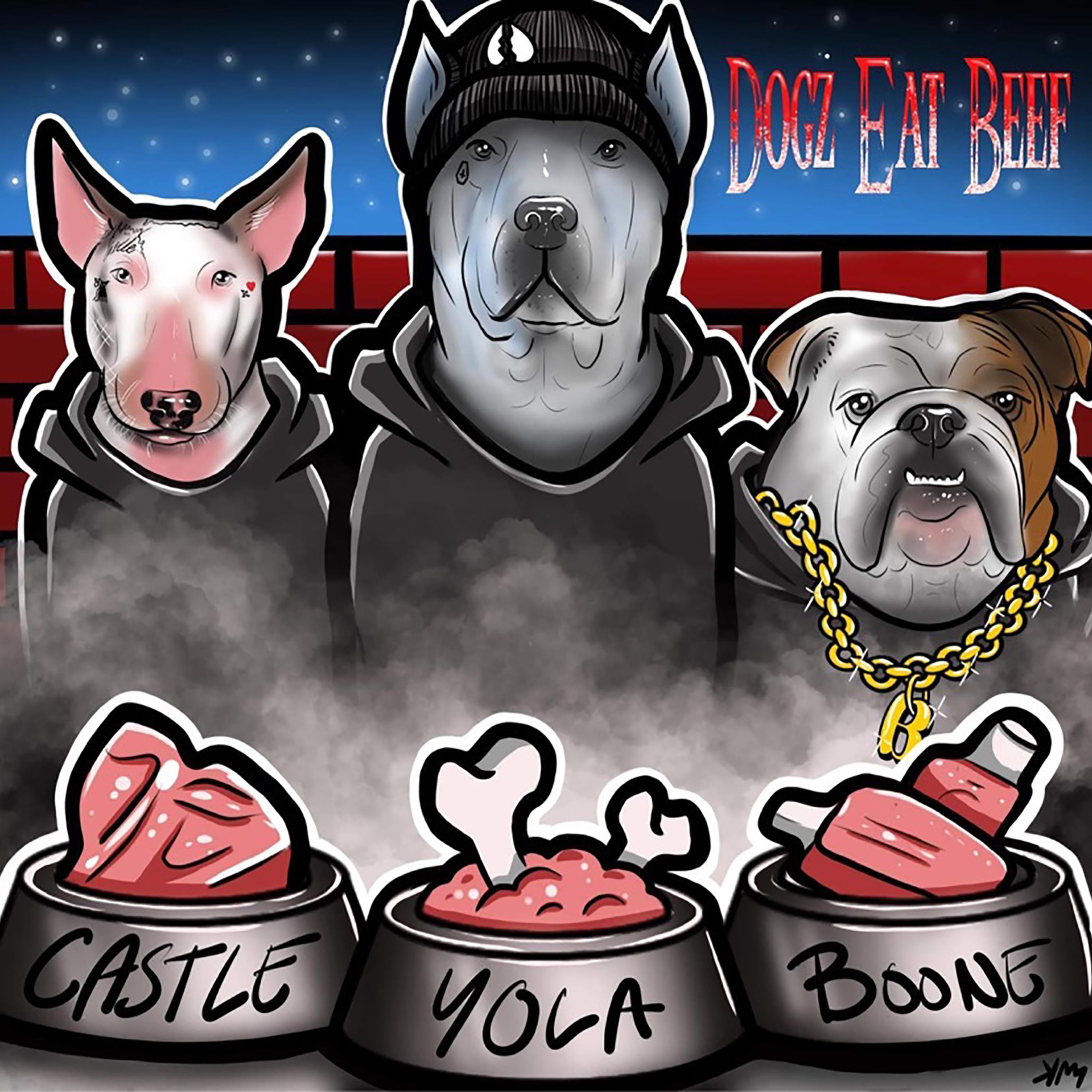DOGZ EAT BEEF by Yola Montana cover art