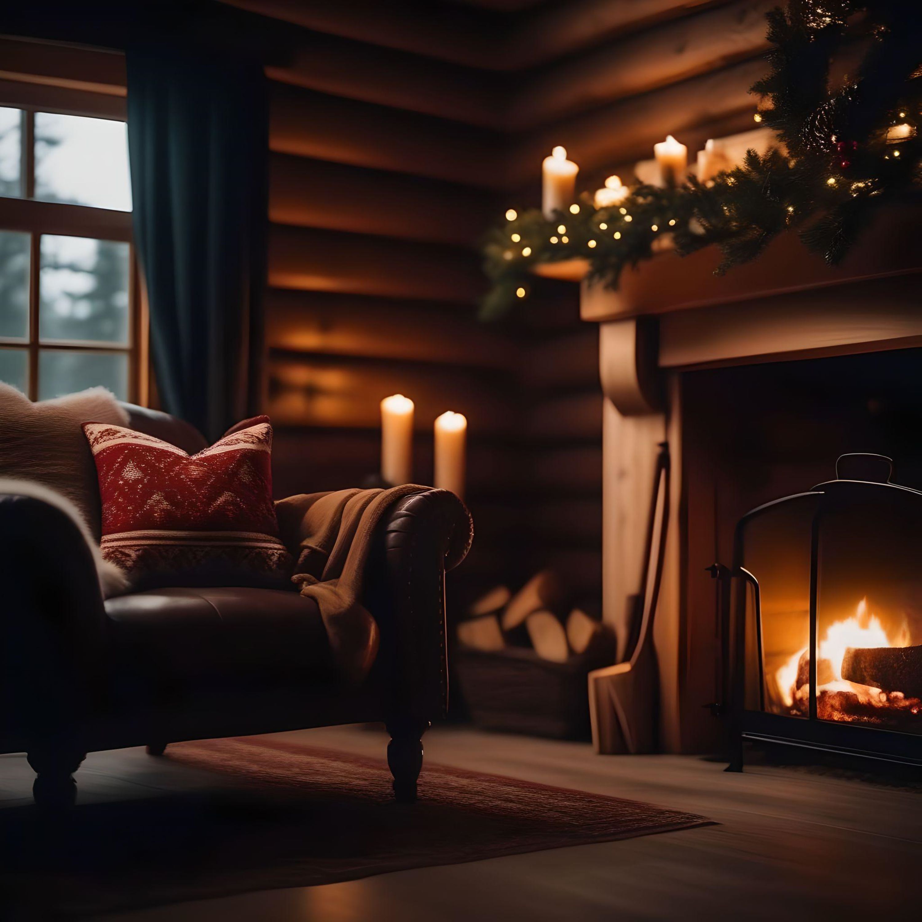 Jingle Bells by the Fireplace artwork