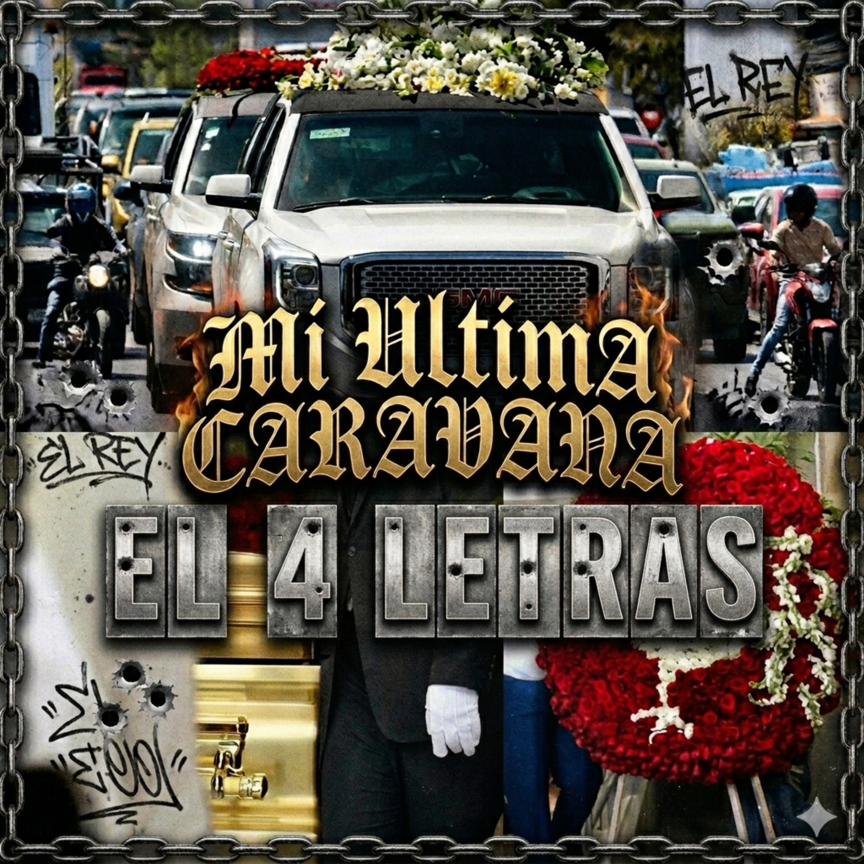 Mi Ultima Caravana El 4 Letras by Corridos Con Estilo Oficial cover art