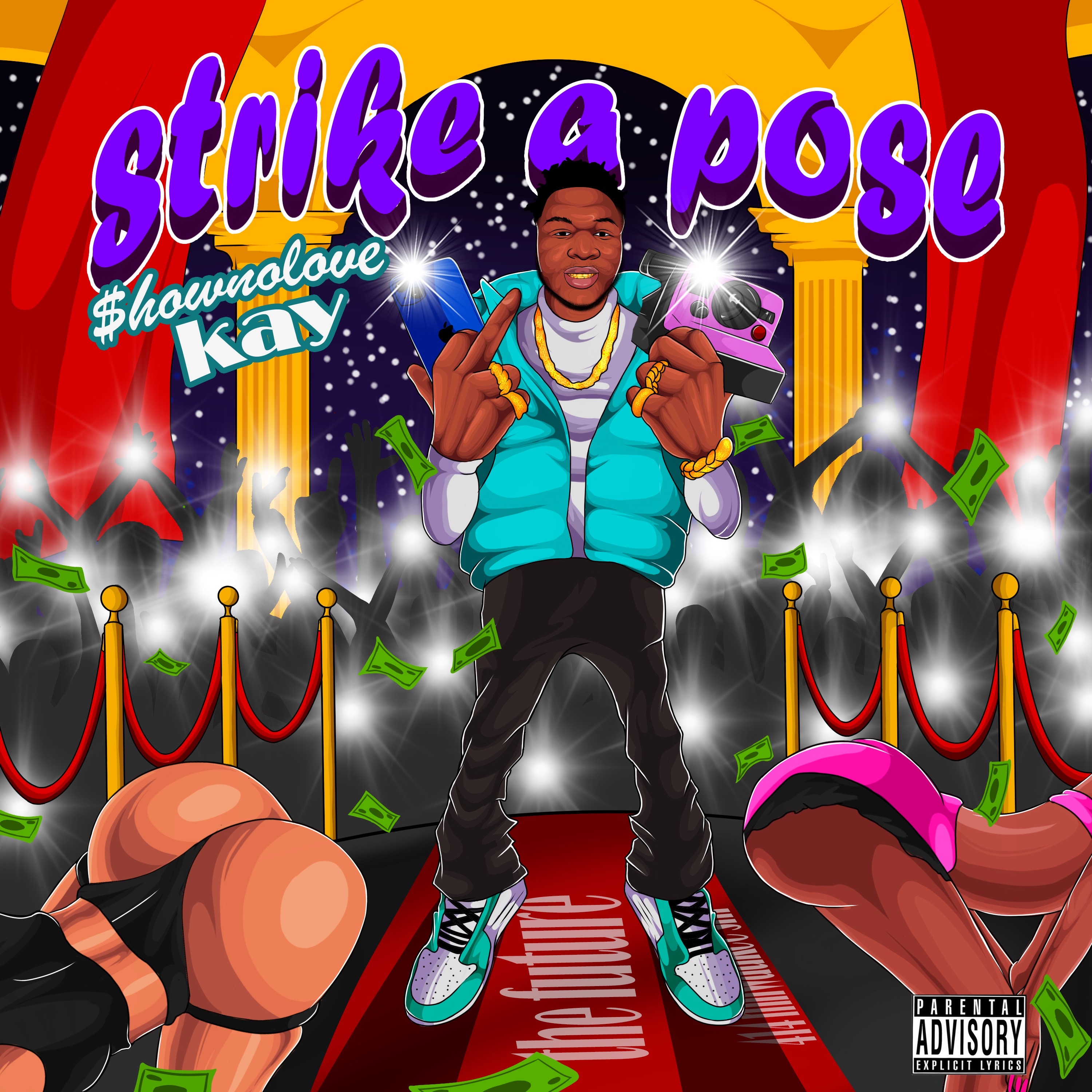 STRIKE A POSE artwork