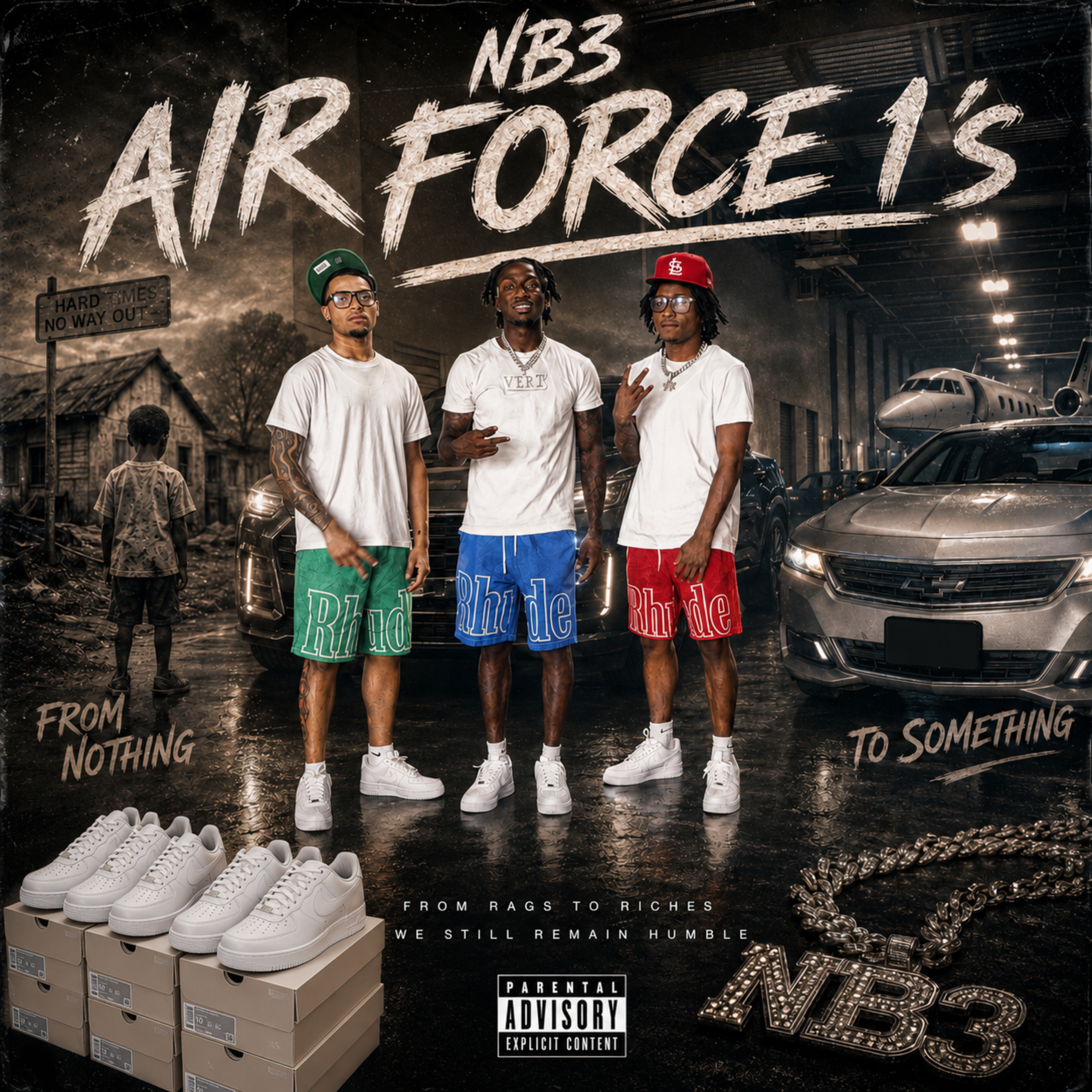 Air Force 1's by OfficalNB3 cover art
