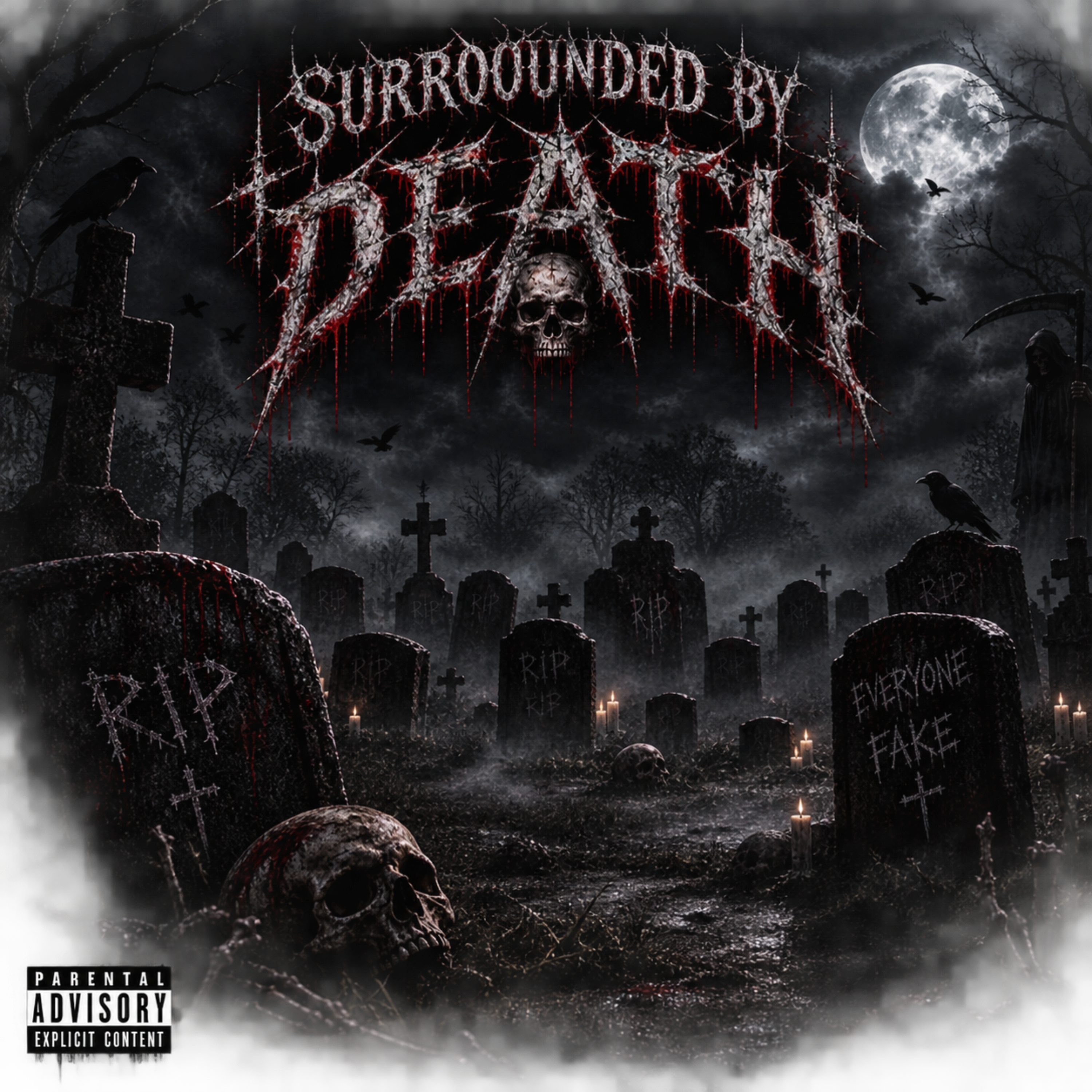 Surrounded by Death by 1F1M VXNN cover art