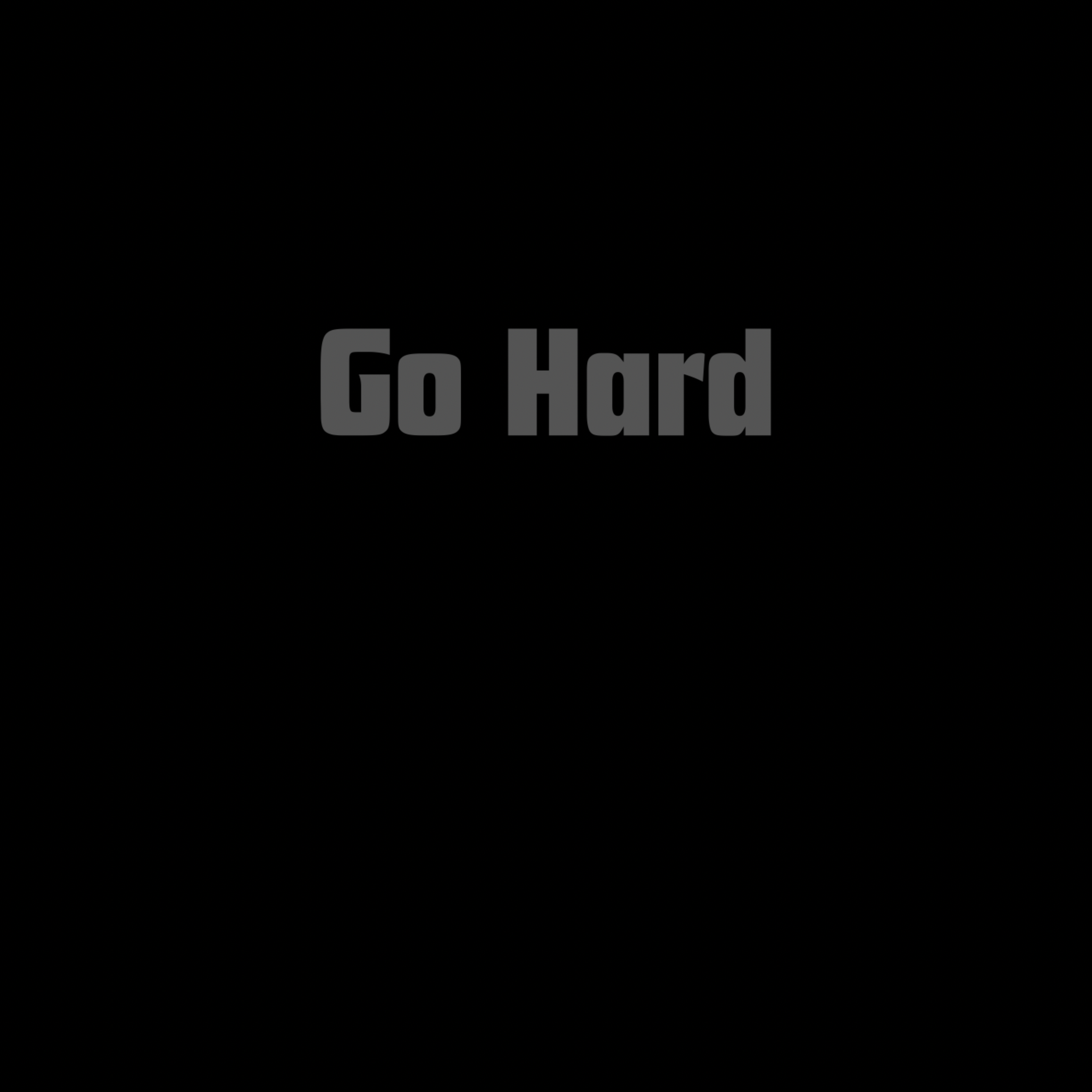 GO HARD artwork