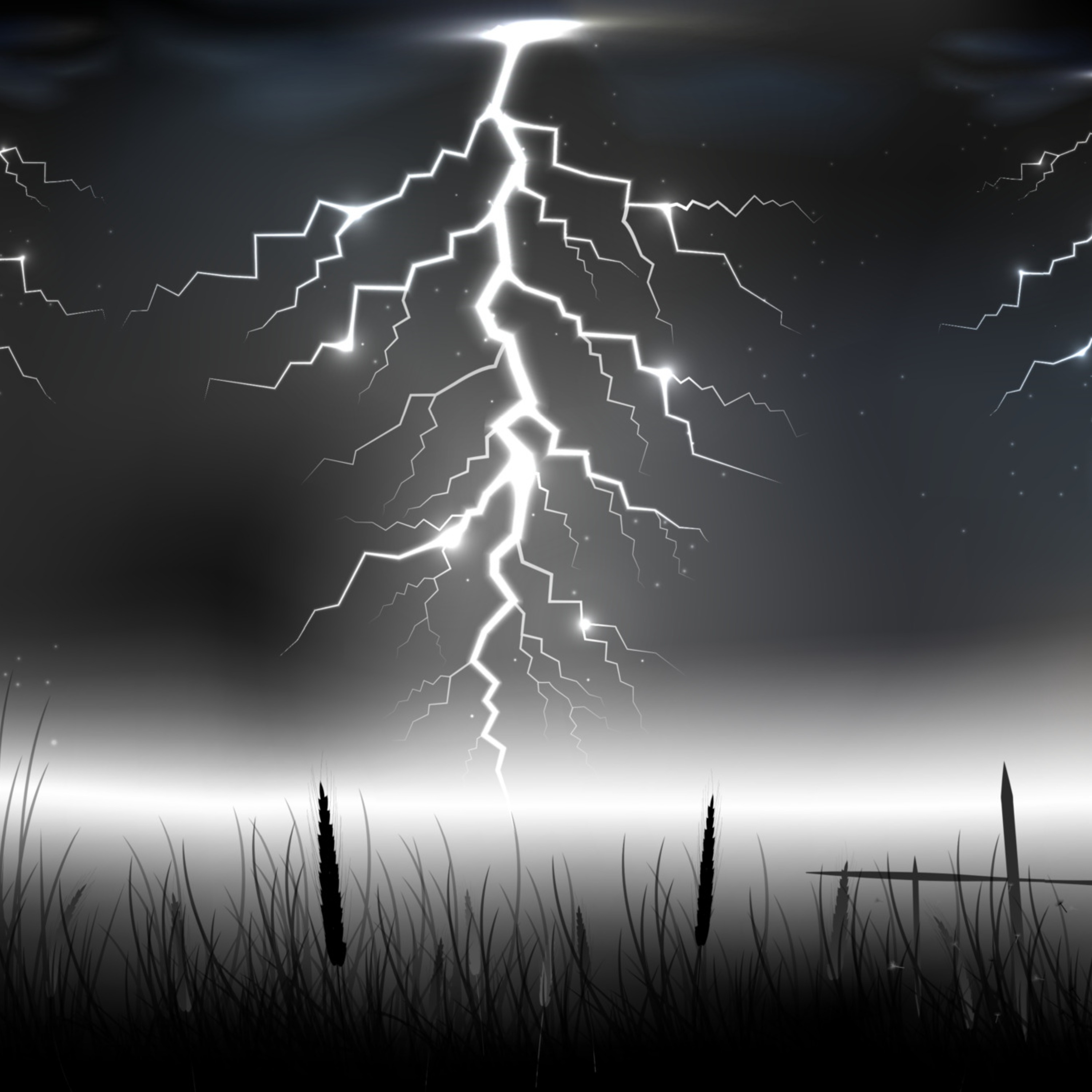 Thunderbolt Over Ash by George Andrew Simons cover art