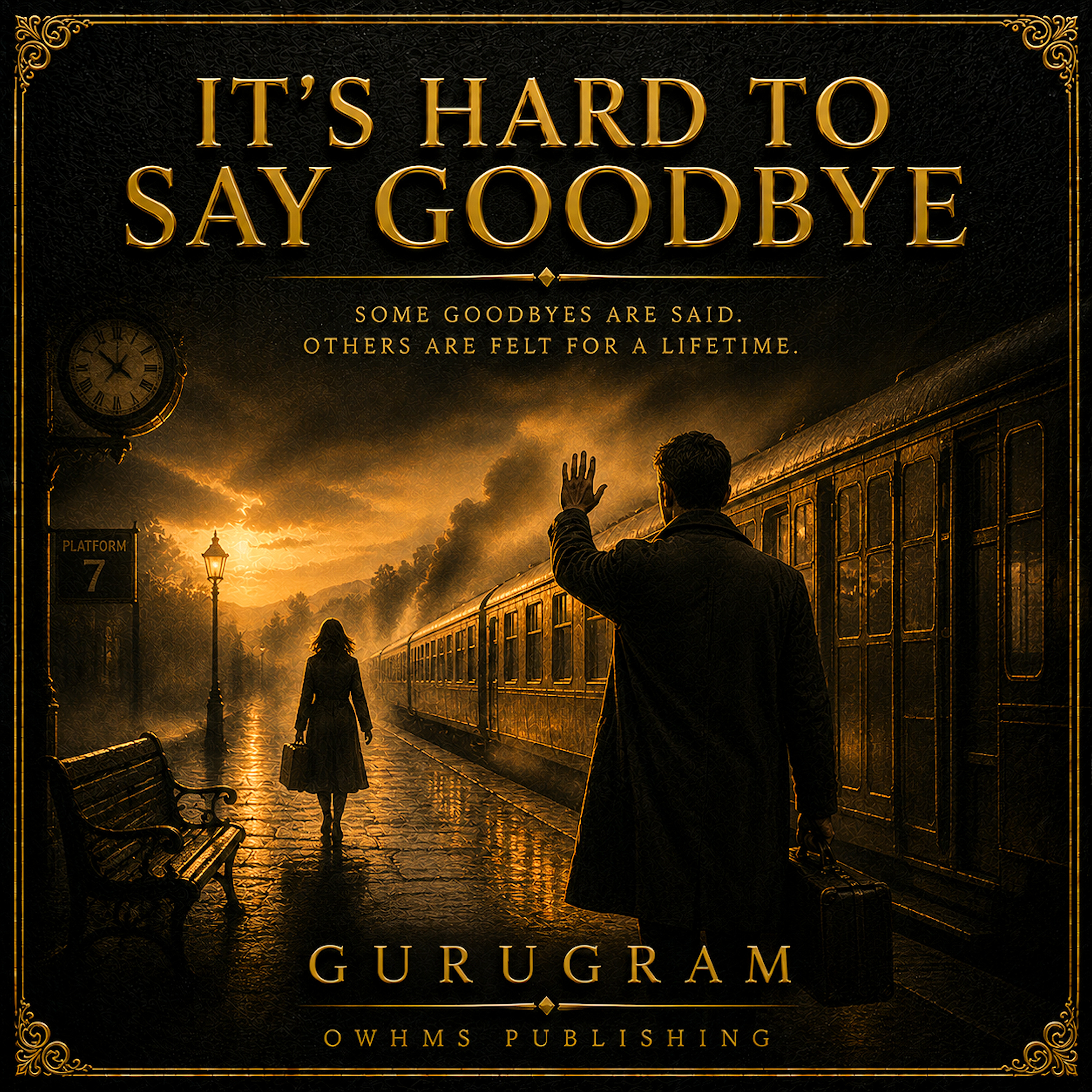 IT'S HARD TO SAY GOODBYE by GURUGRAM cover art