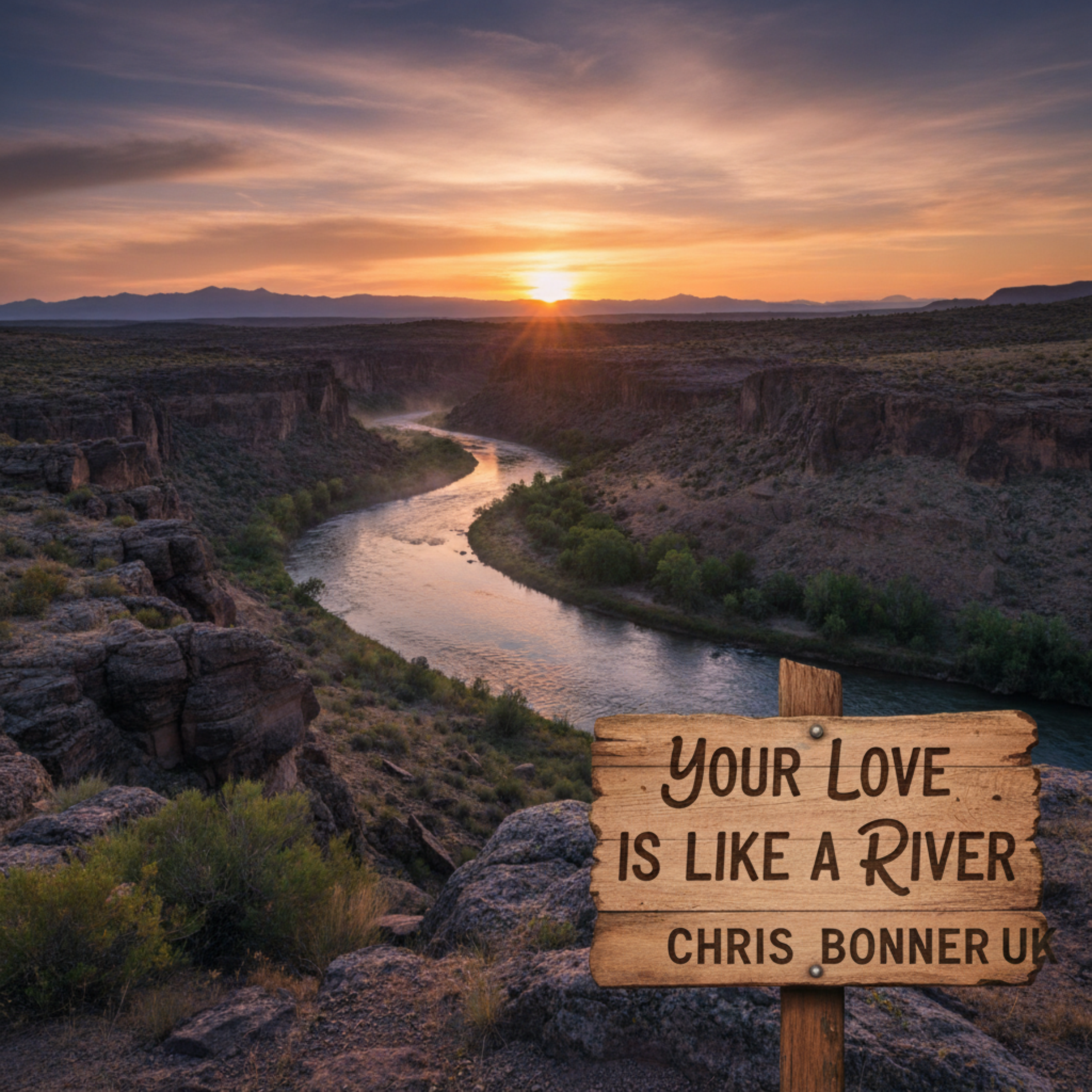 Your Love Is Like A River by Chris Bonner UK cover art