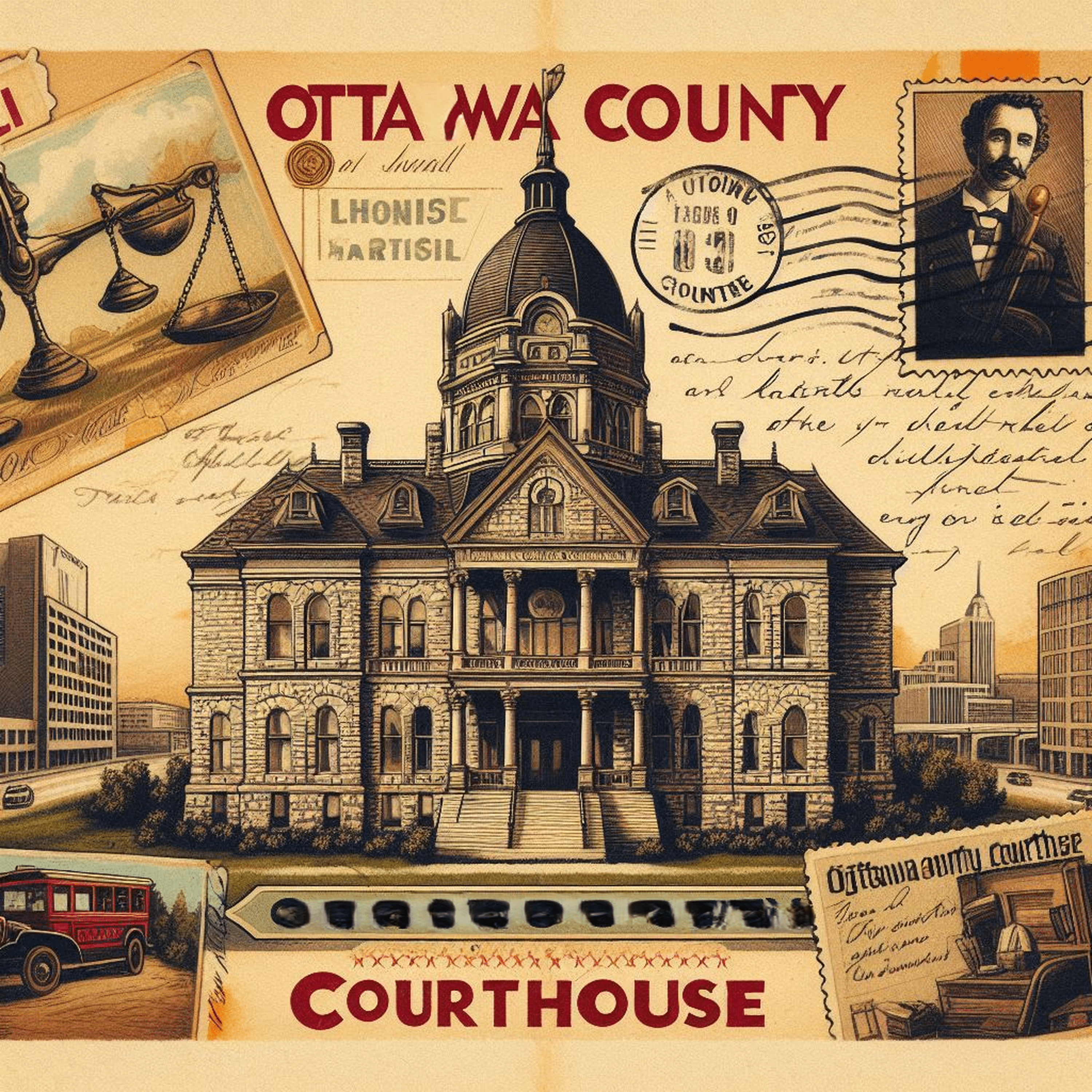 Ottawa County Courthouse artwork