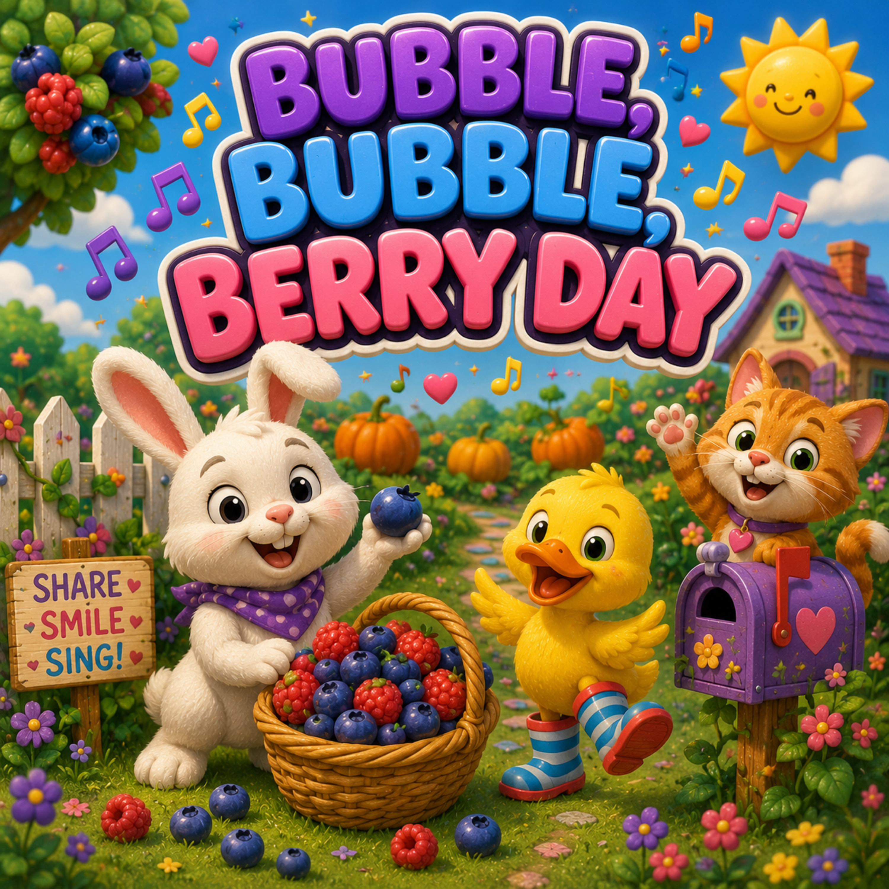BUBBLE BERRY DAY artwork