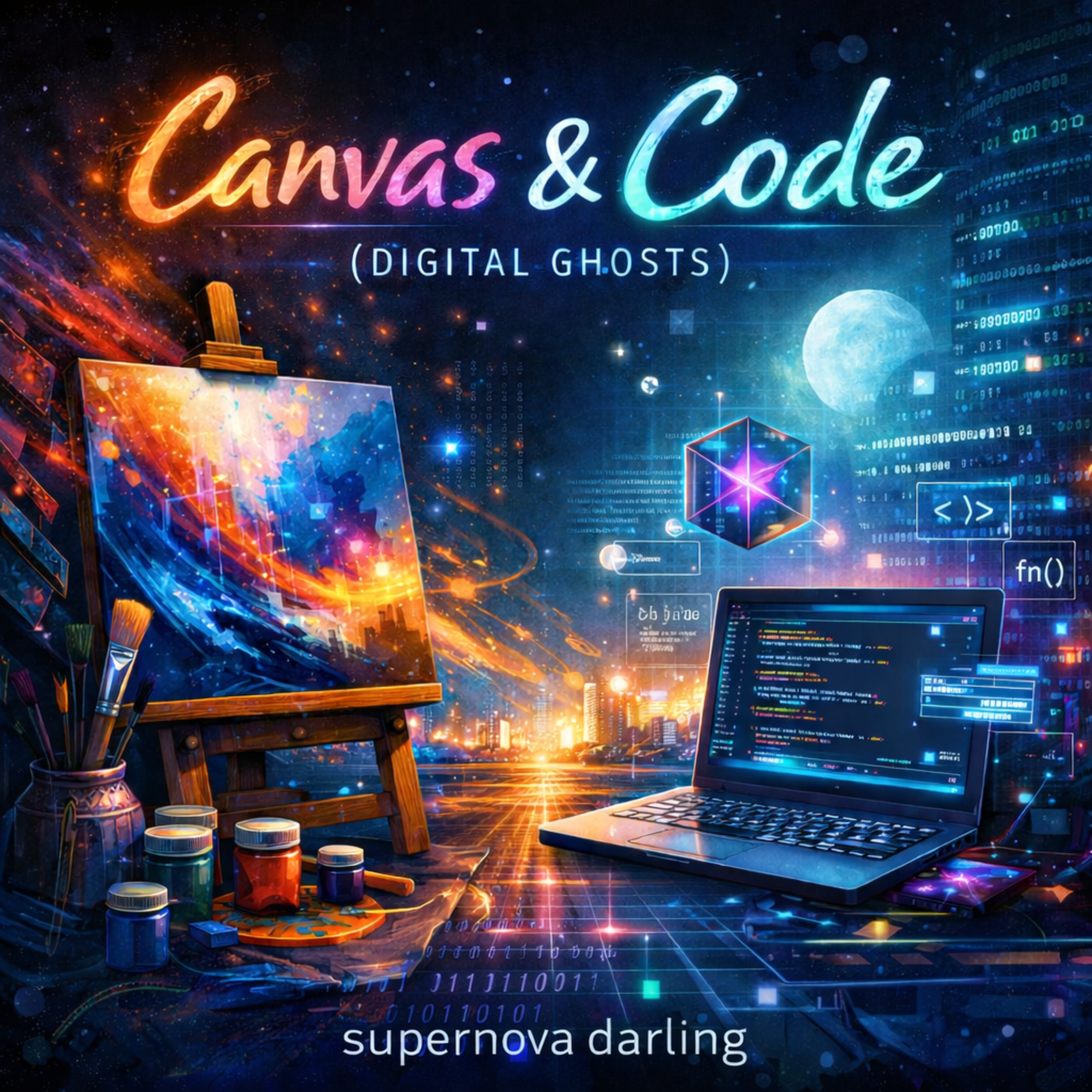 Canvas & Code (Digital Ghosts) artwork