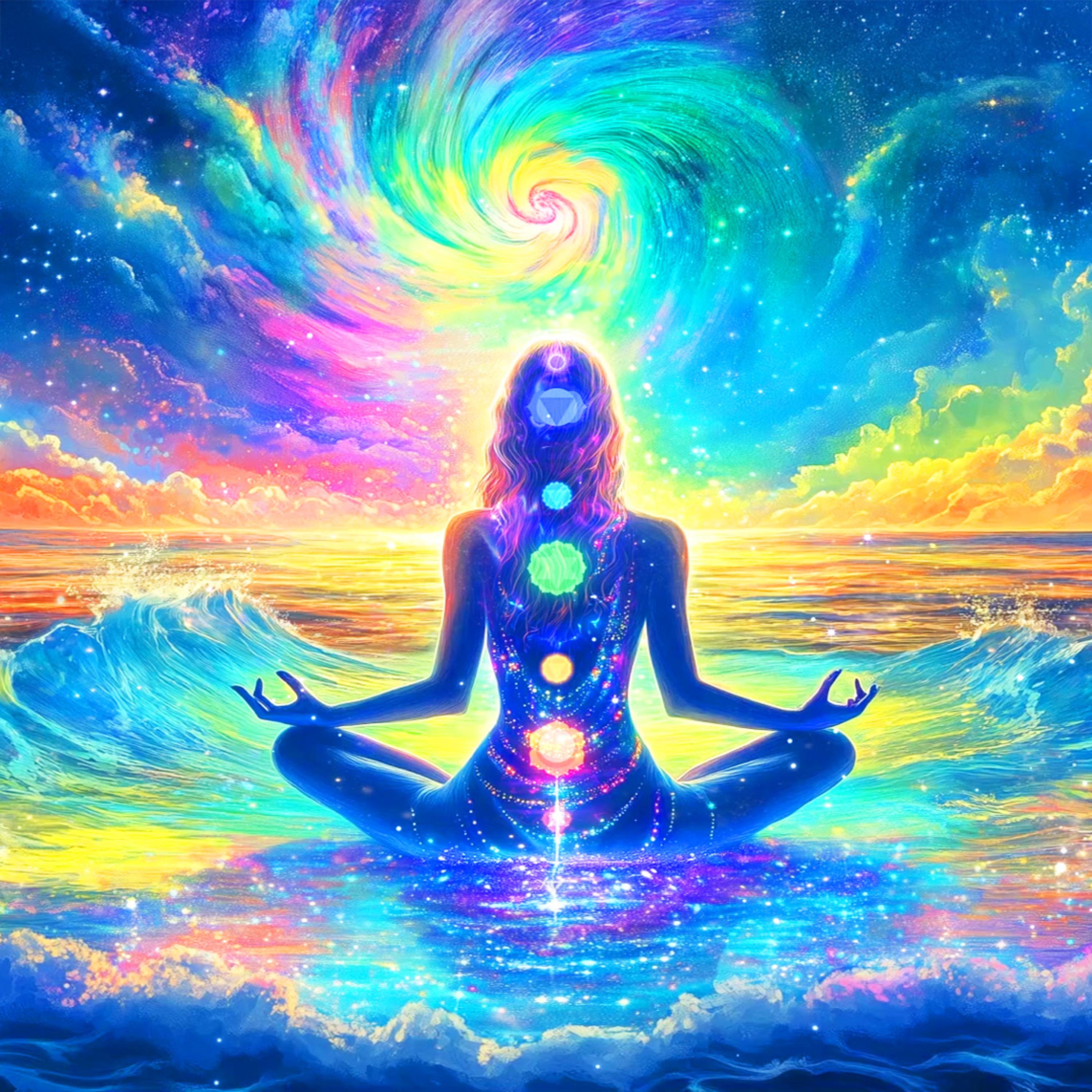 432 Hz Balance Chakras, Cosmic Healing artwork