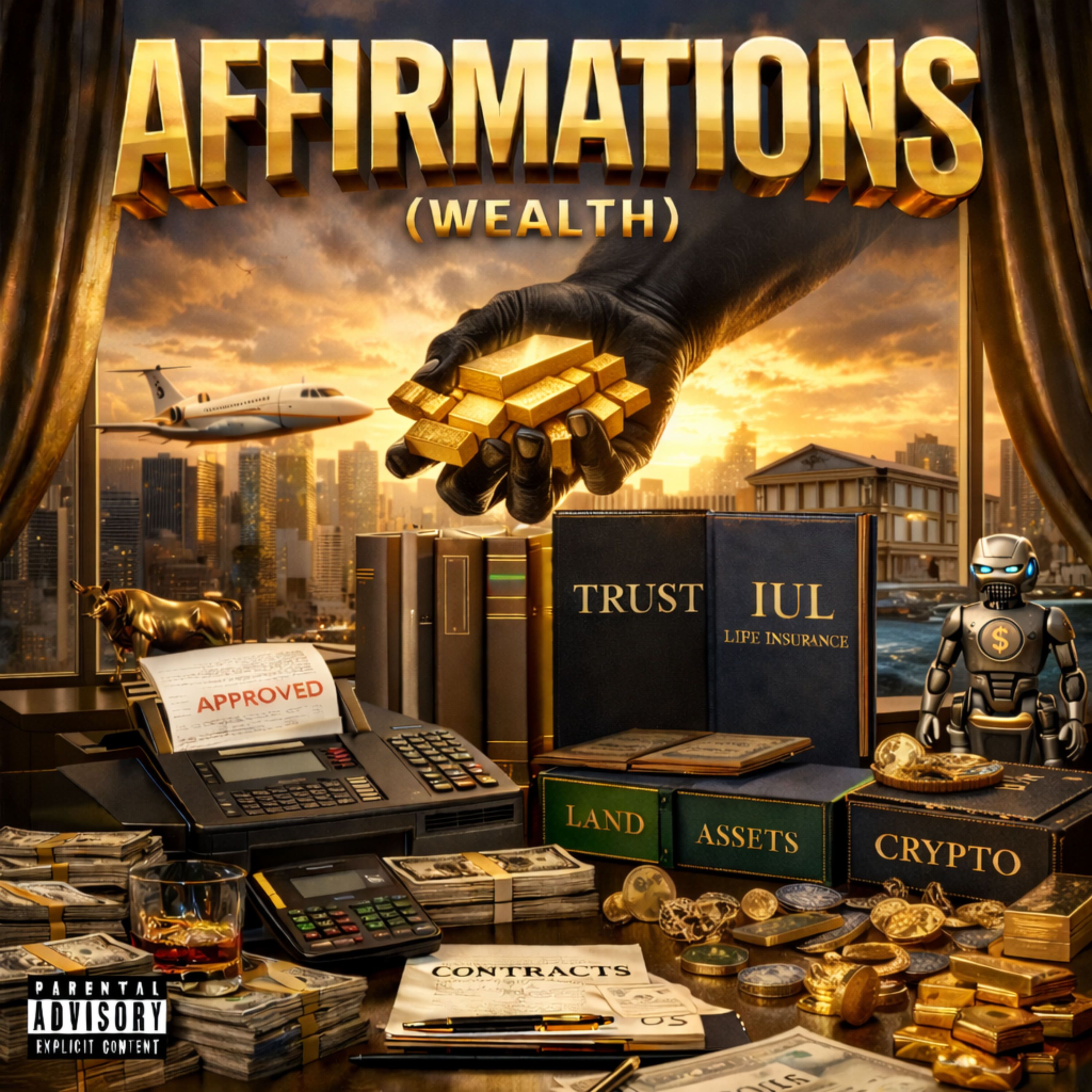 AFFIRMATIONS: WEALTH artwork