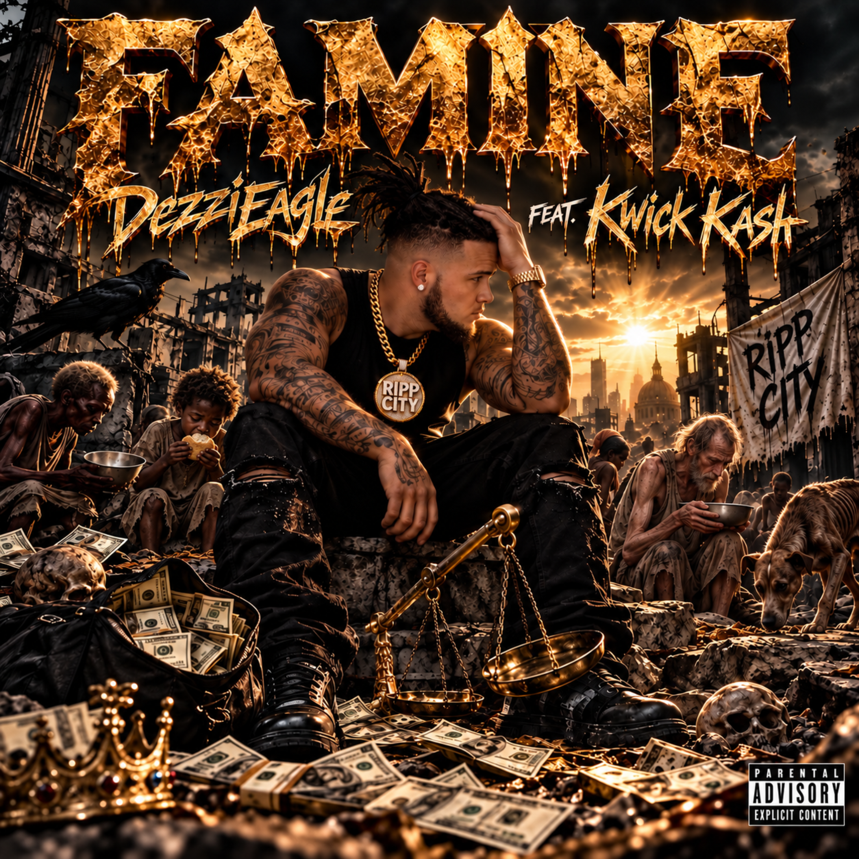 Famine by DezziEagle cover art