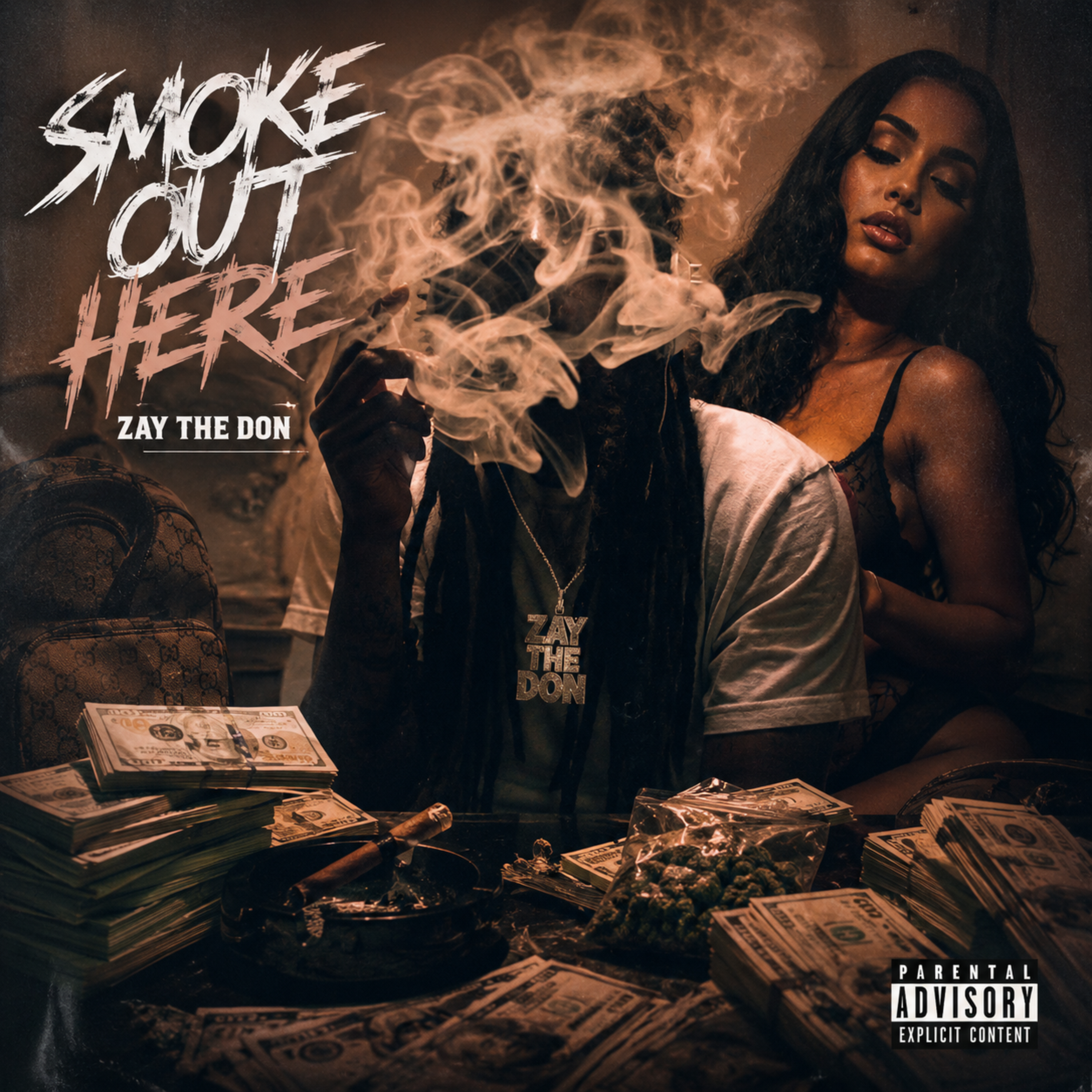SMOKE OUT HERE by Zay The Don cover art