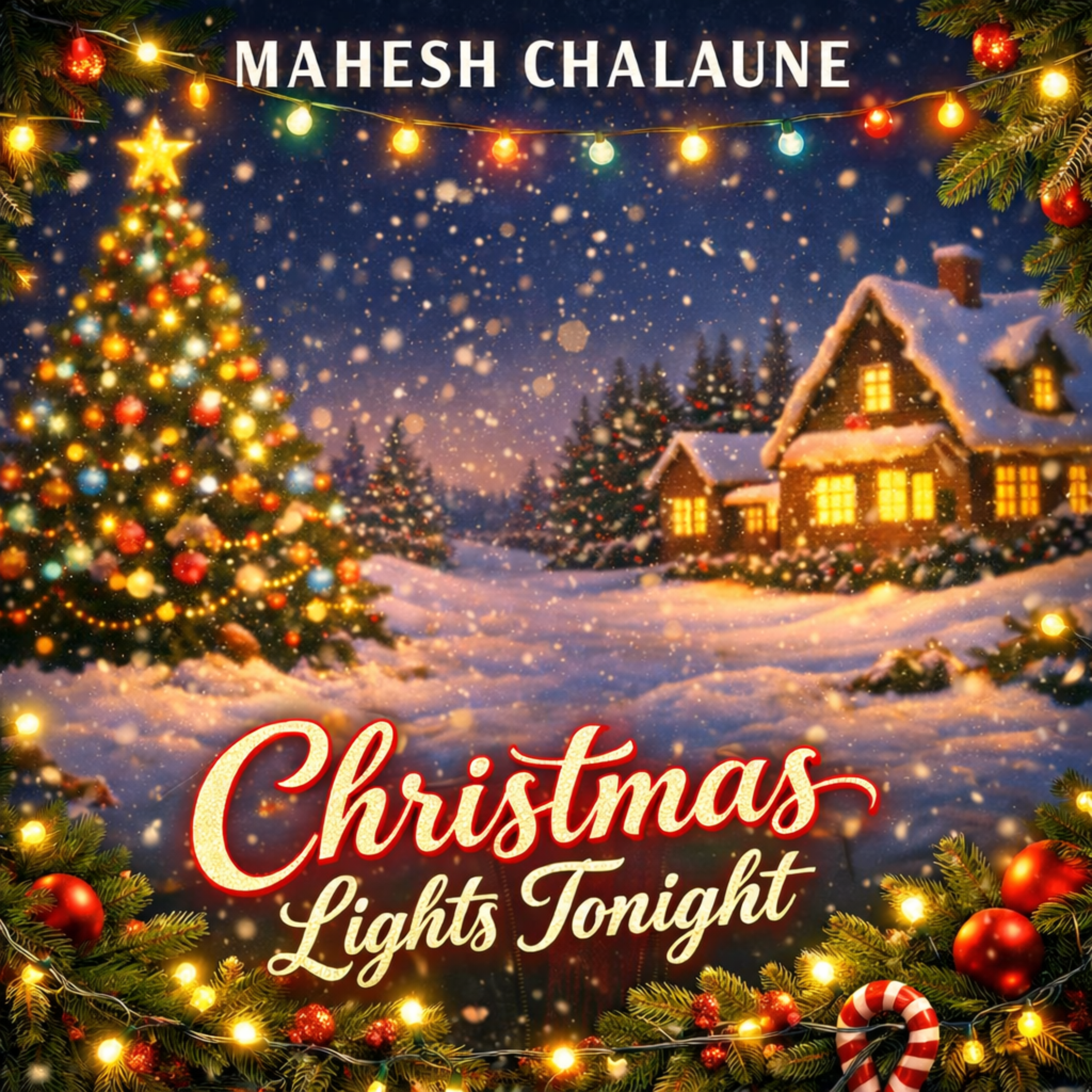 Christmas lights tonight artwork