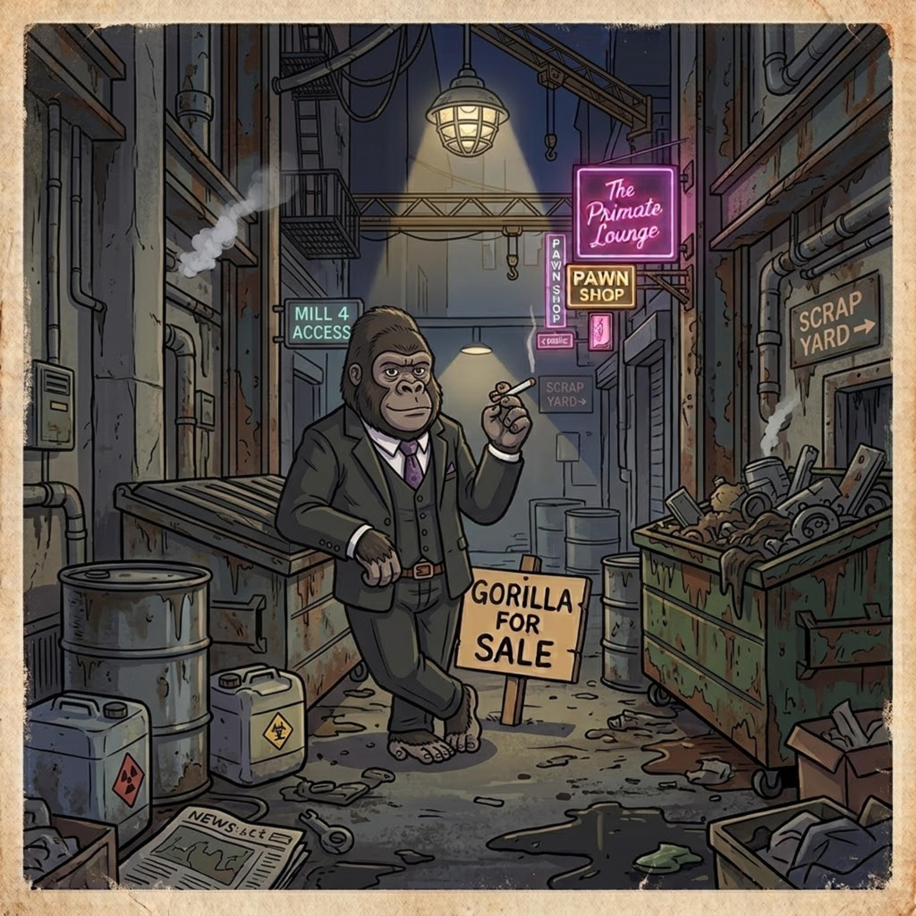 Gorilla 4 Sale by THAPOET_ cover art