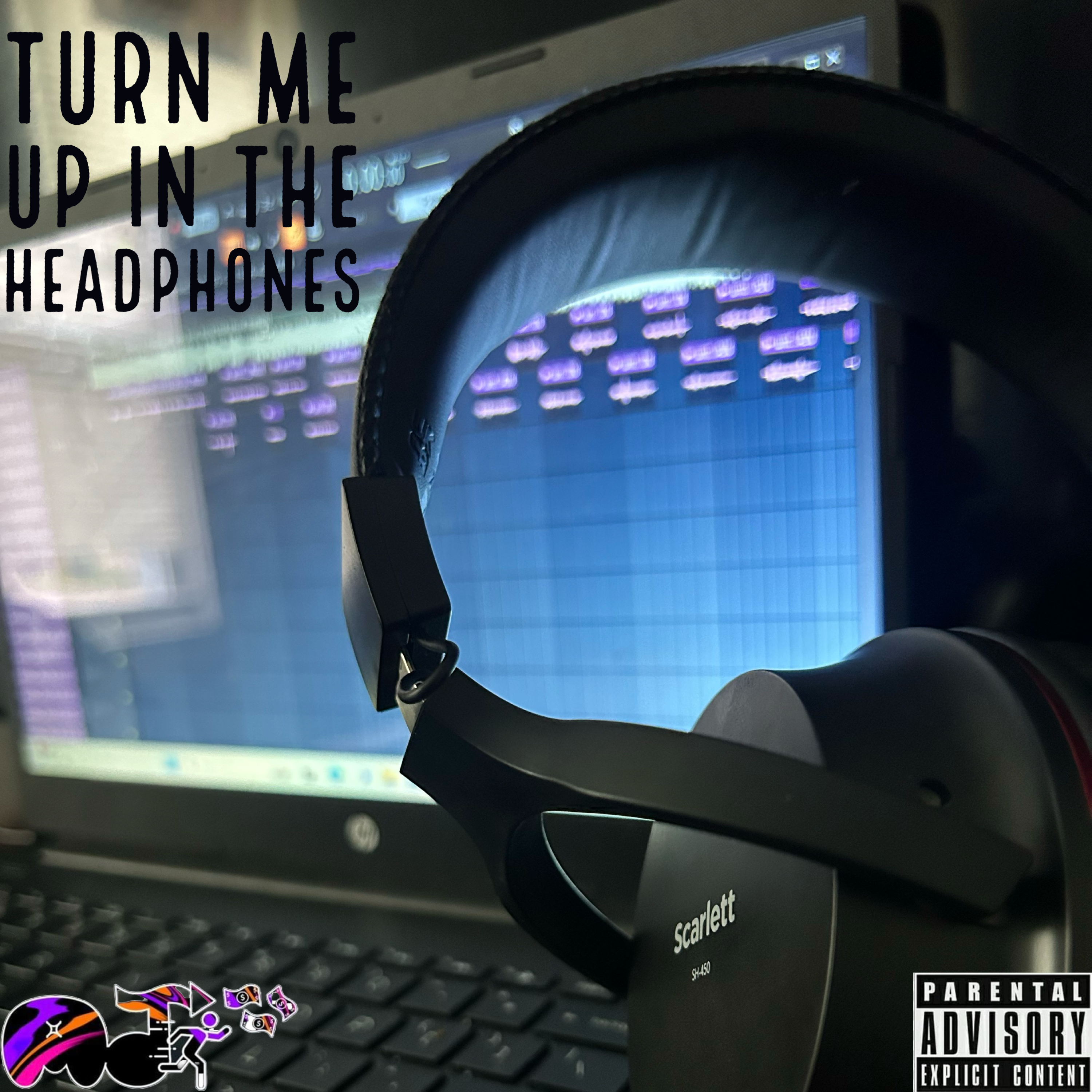 Turn Me Up In The Headphones by AjPaPercHaze cover art