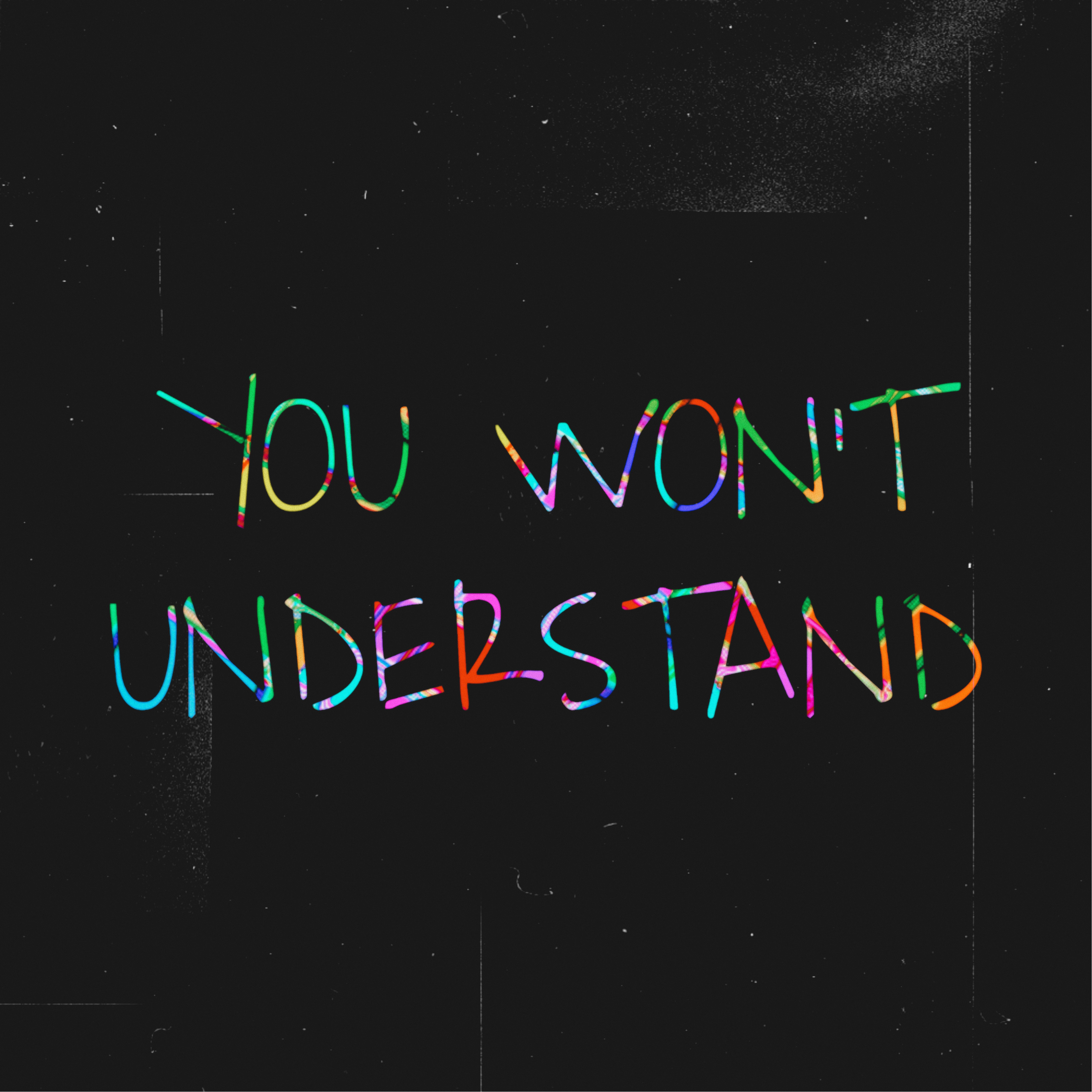 You Won't Understand artwork