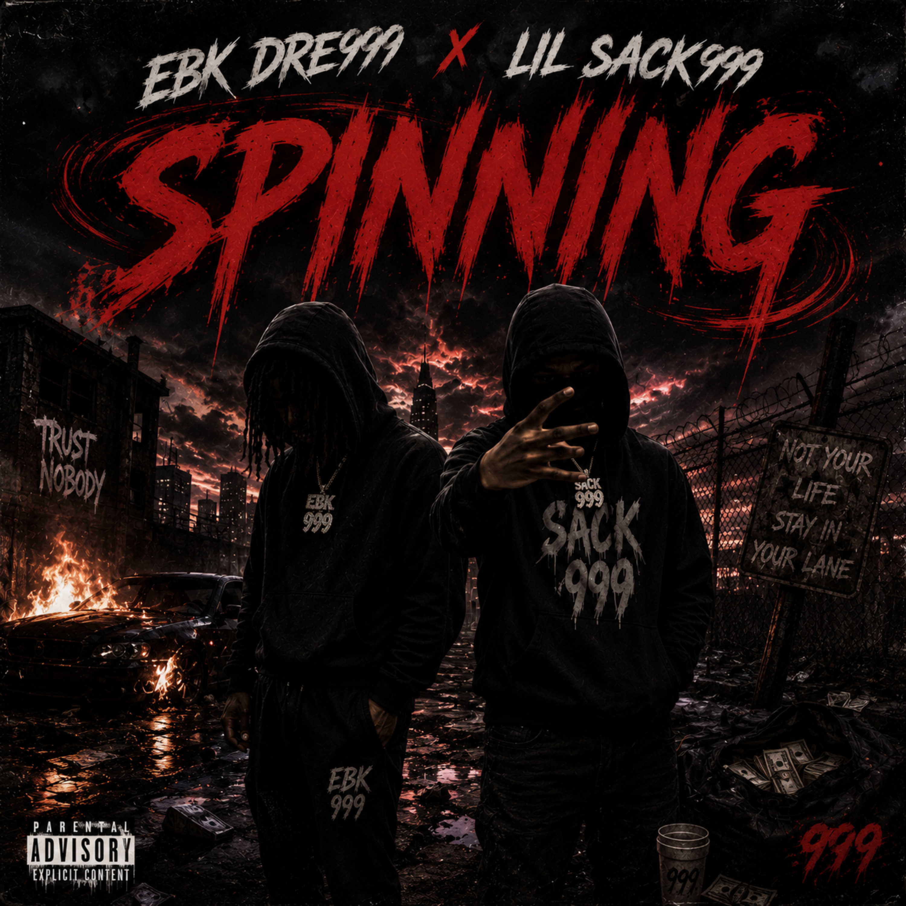 Spinning by EBK DRE999 cover art
