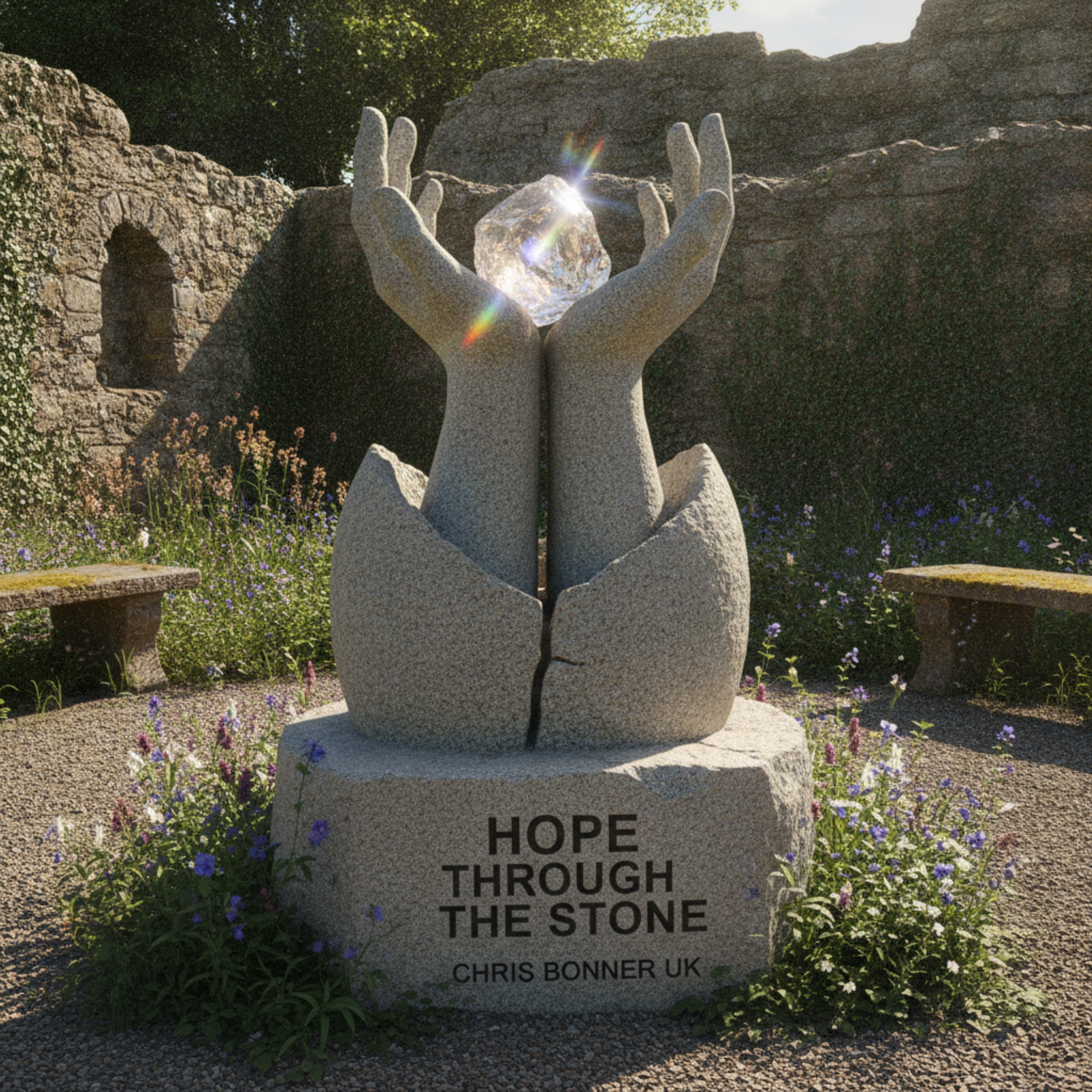 Hope Through the Stone by Chris Bonner UK cover art