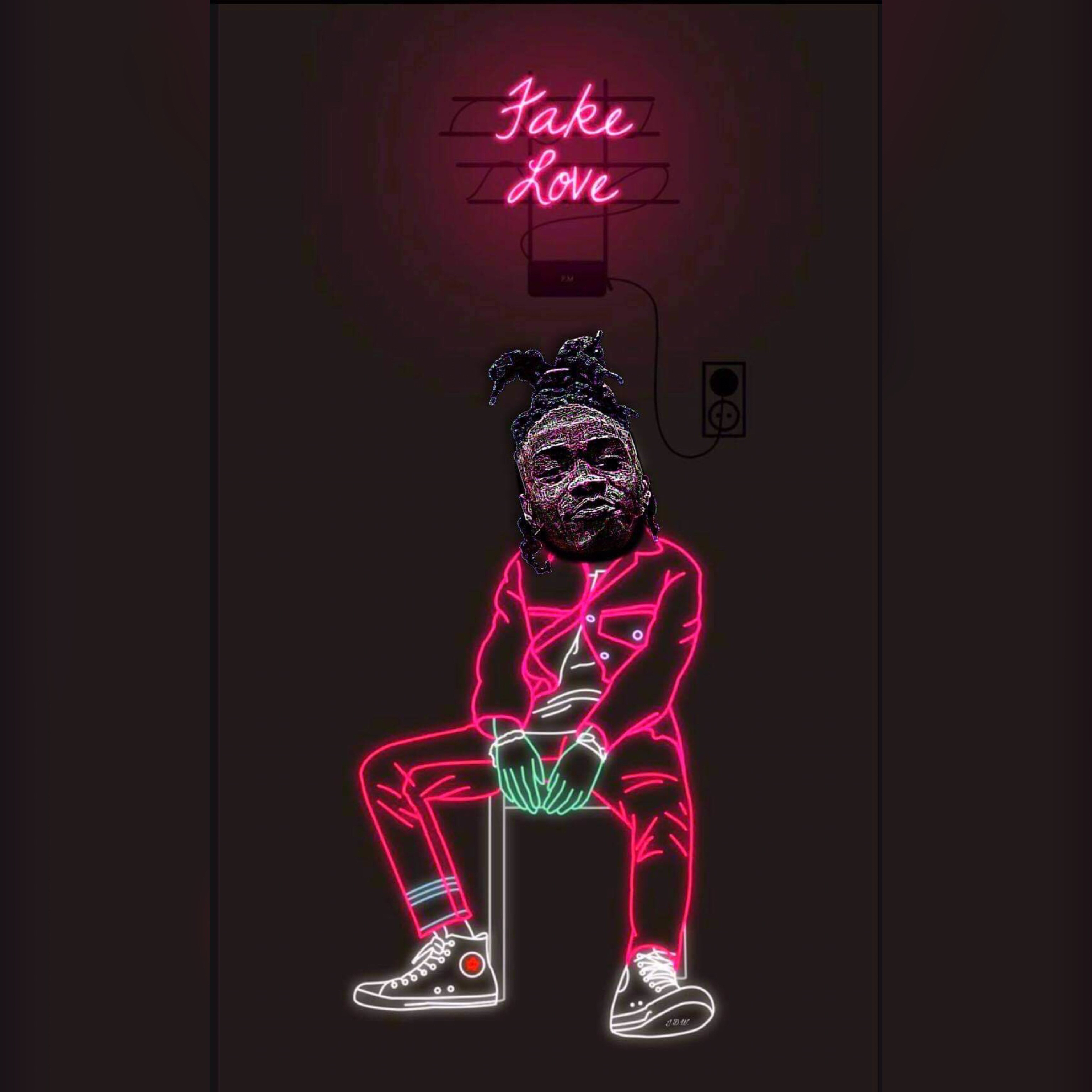 FAKE LOVE artwork