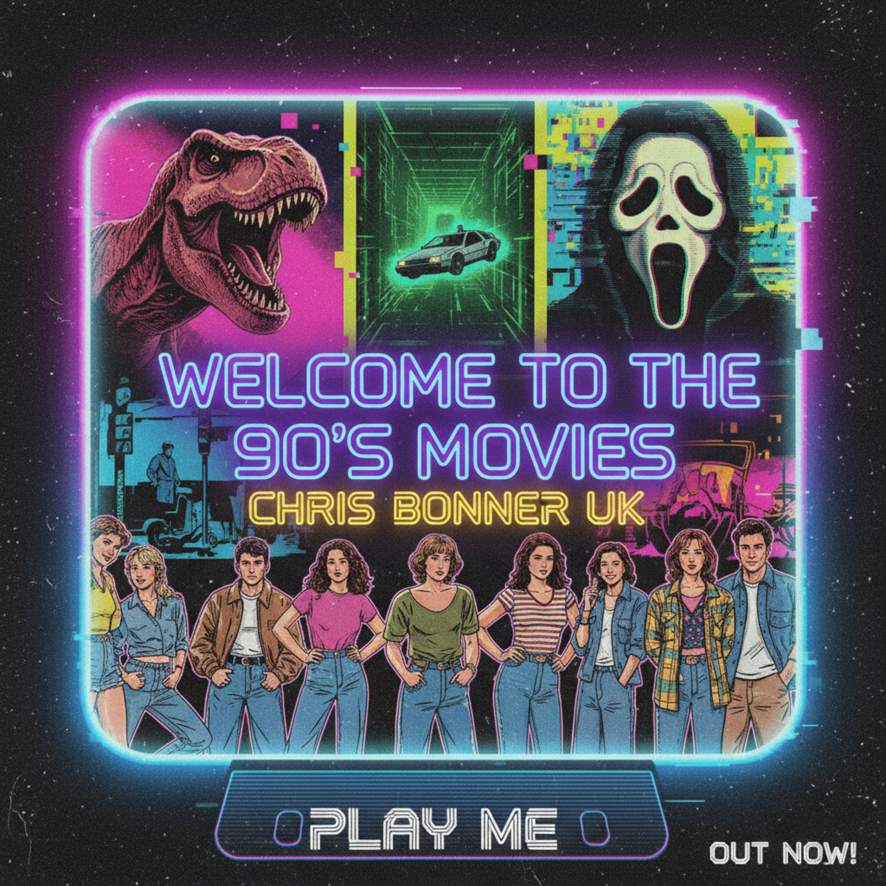 Welcome TO THE 90's Movies by Chris Bonner UK cover art