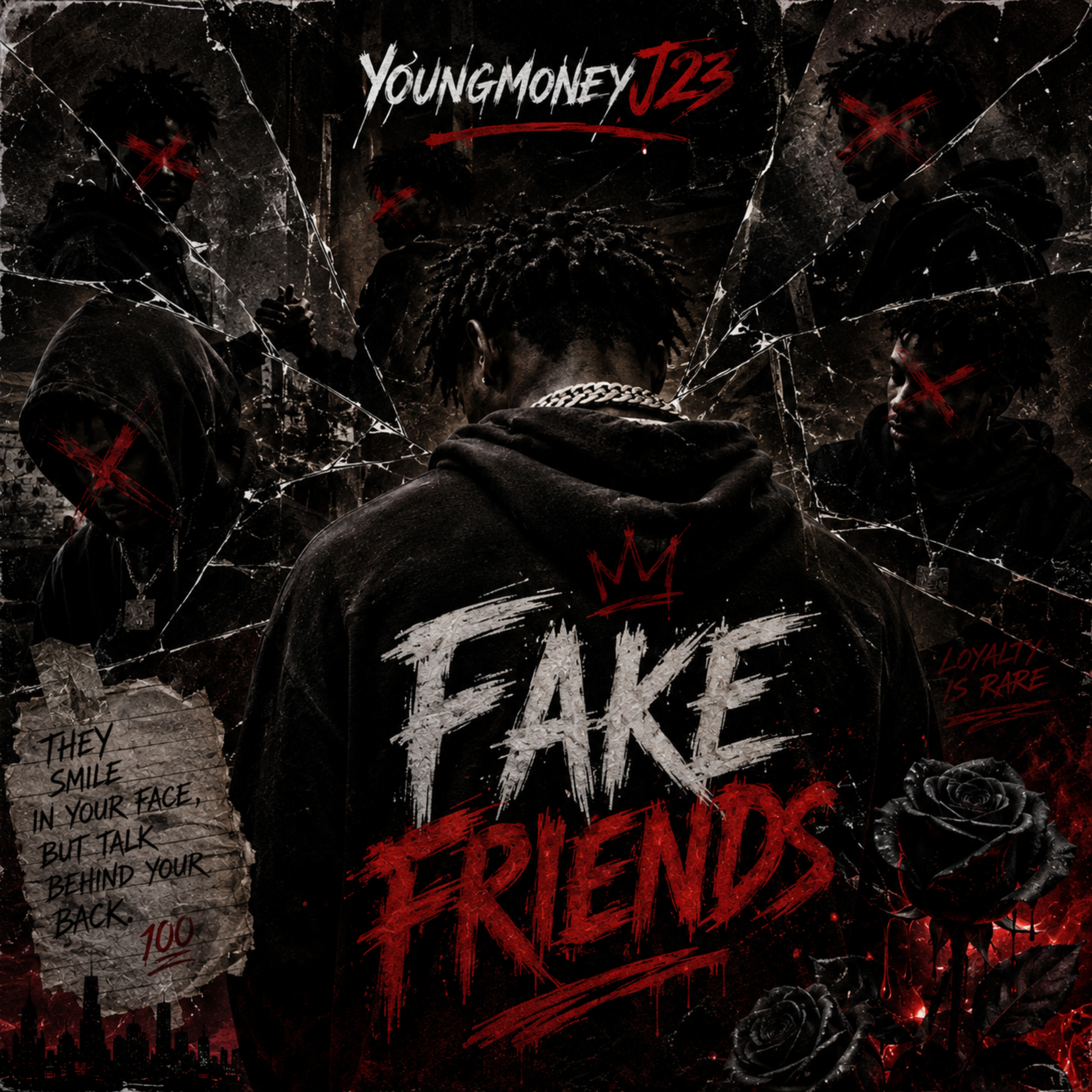 Fake Friends by YoungMoneyJ23 cover art