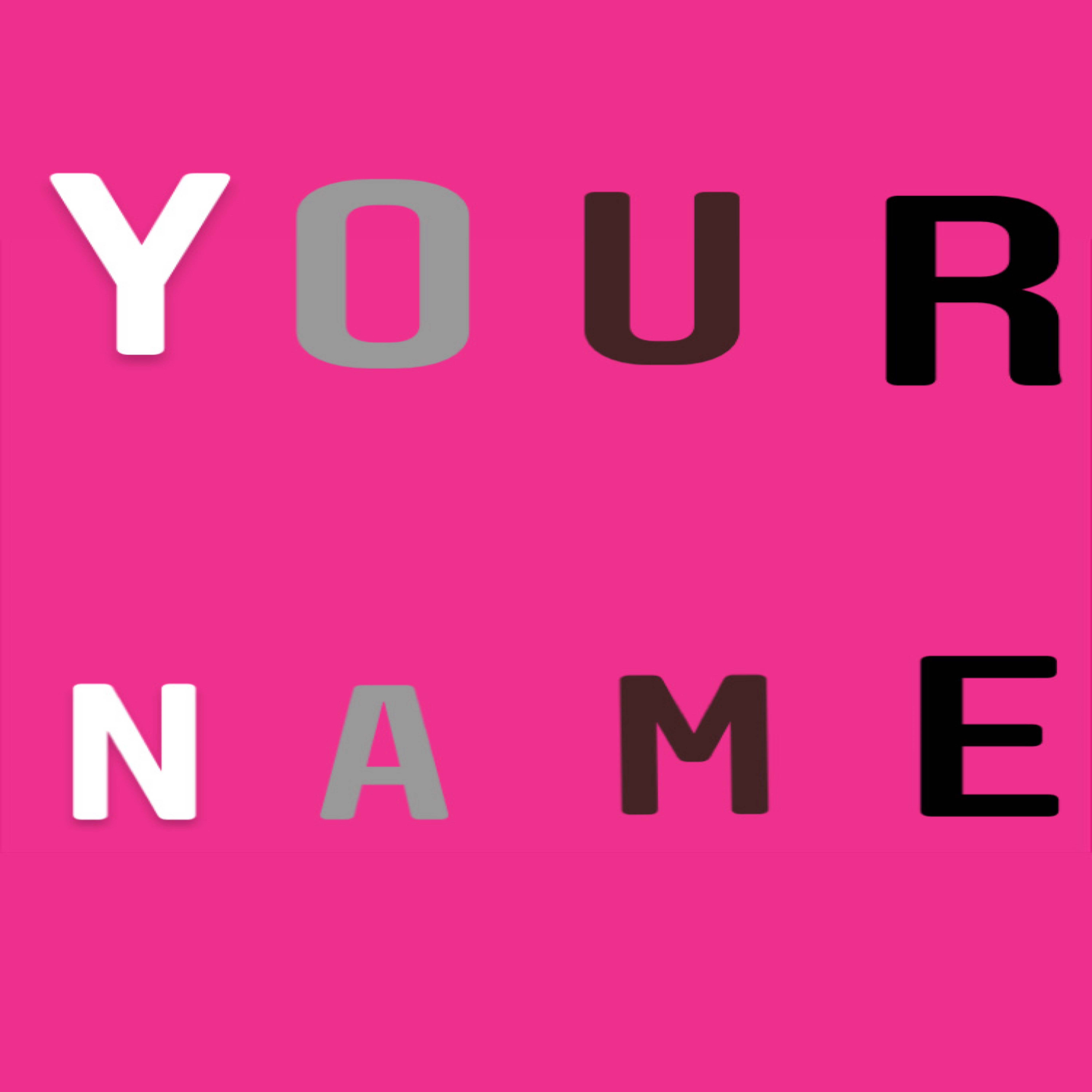 Your Name artwork