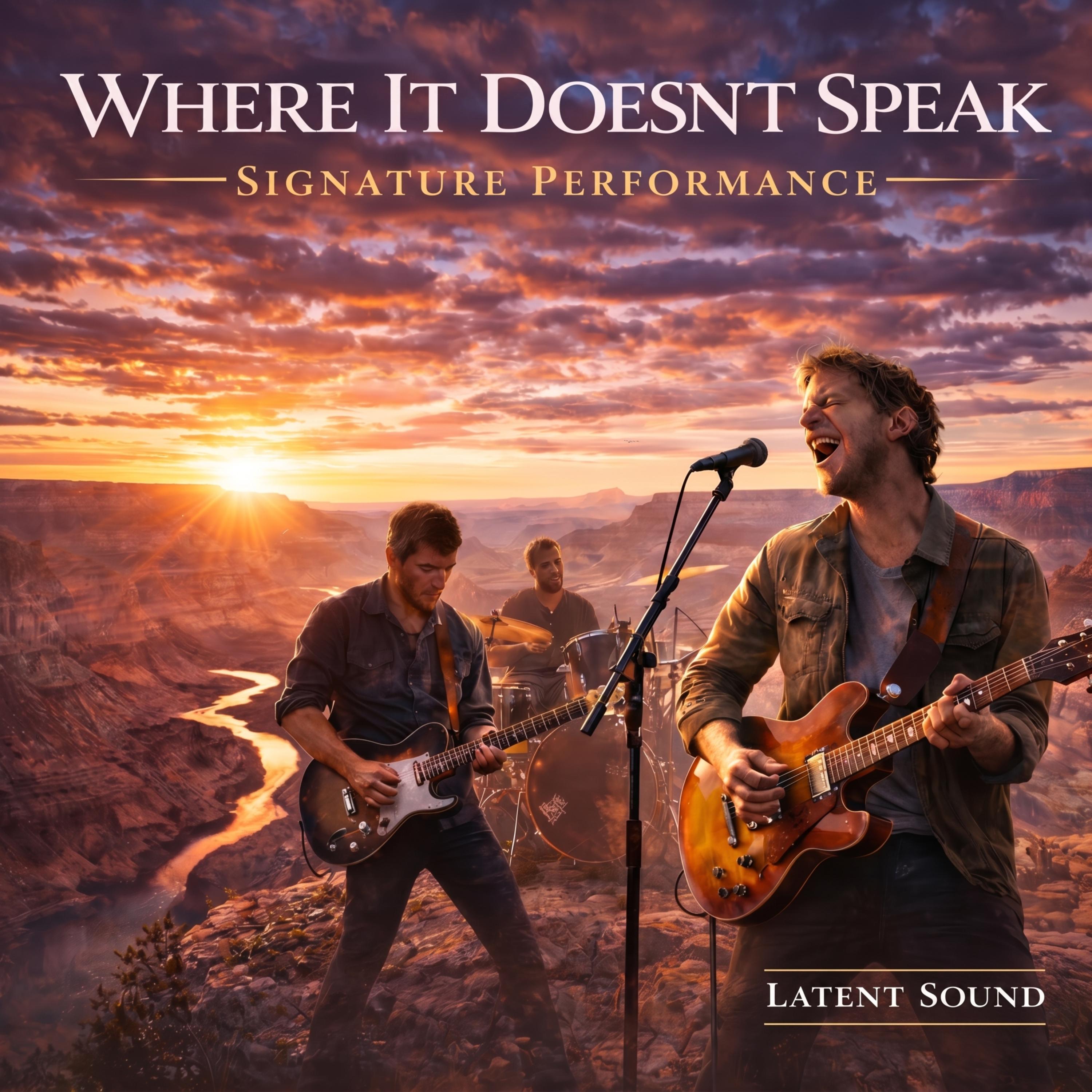Where It Dosent Speak (Signature Performance) artwork