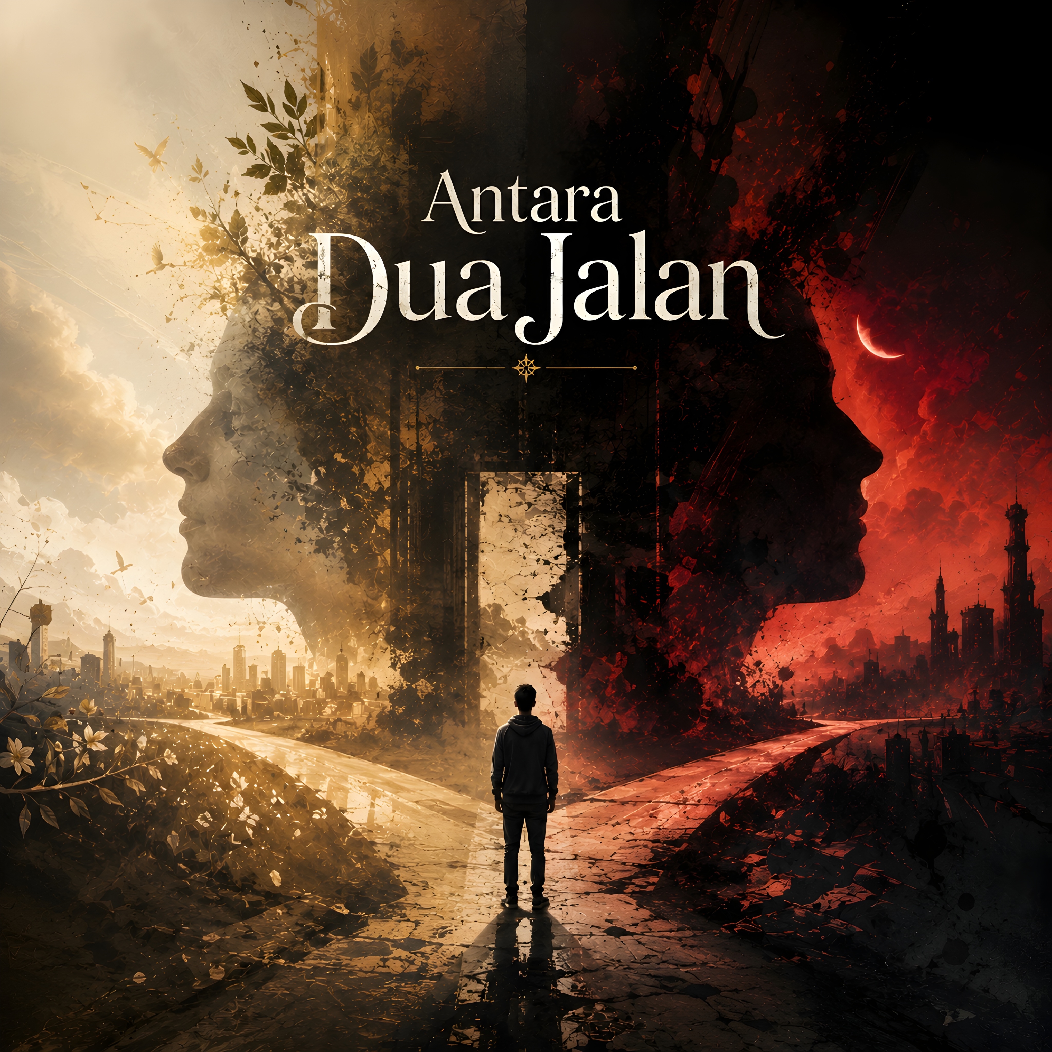Antara Dua Jalan by Qalbi Tunes cover art
