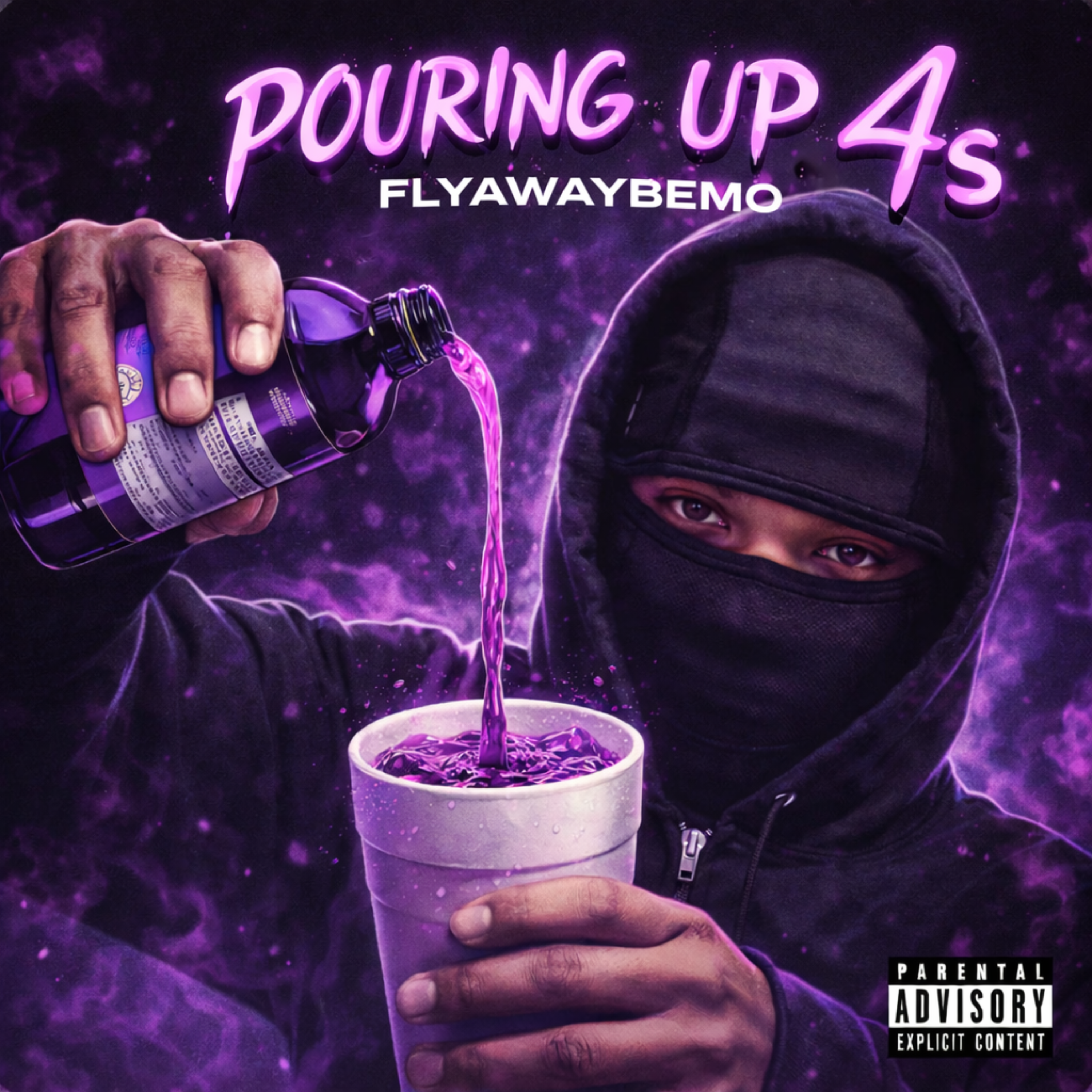 Pouring Up 4s artwork