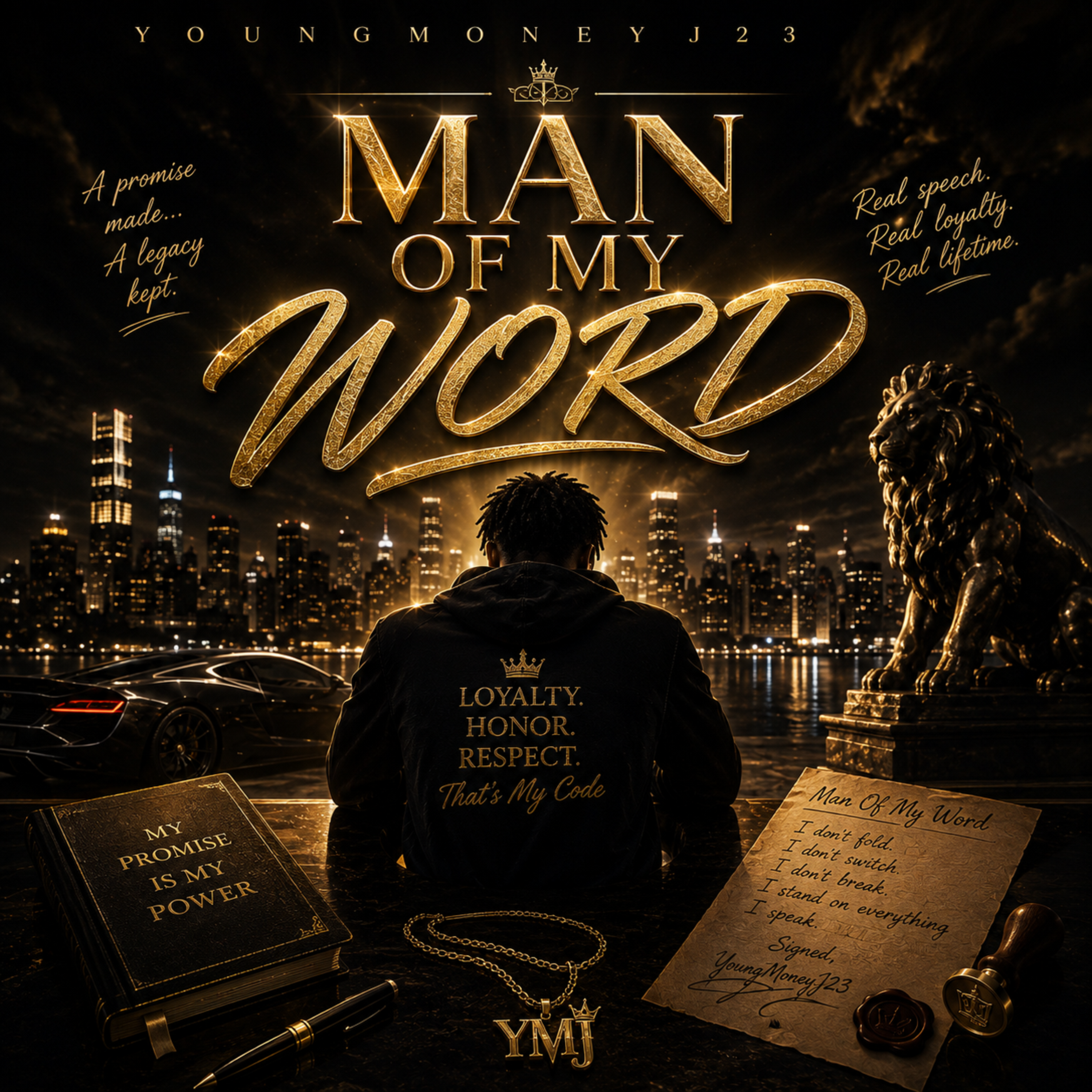Man Of My Word by YoungMoneyJ23 cover art