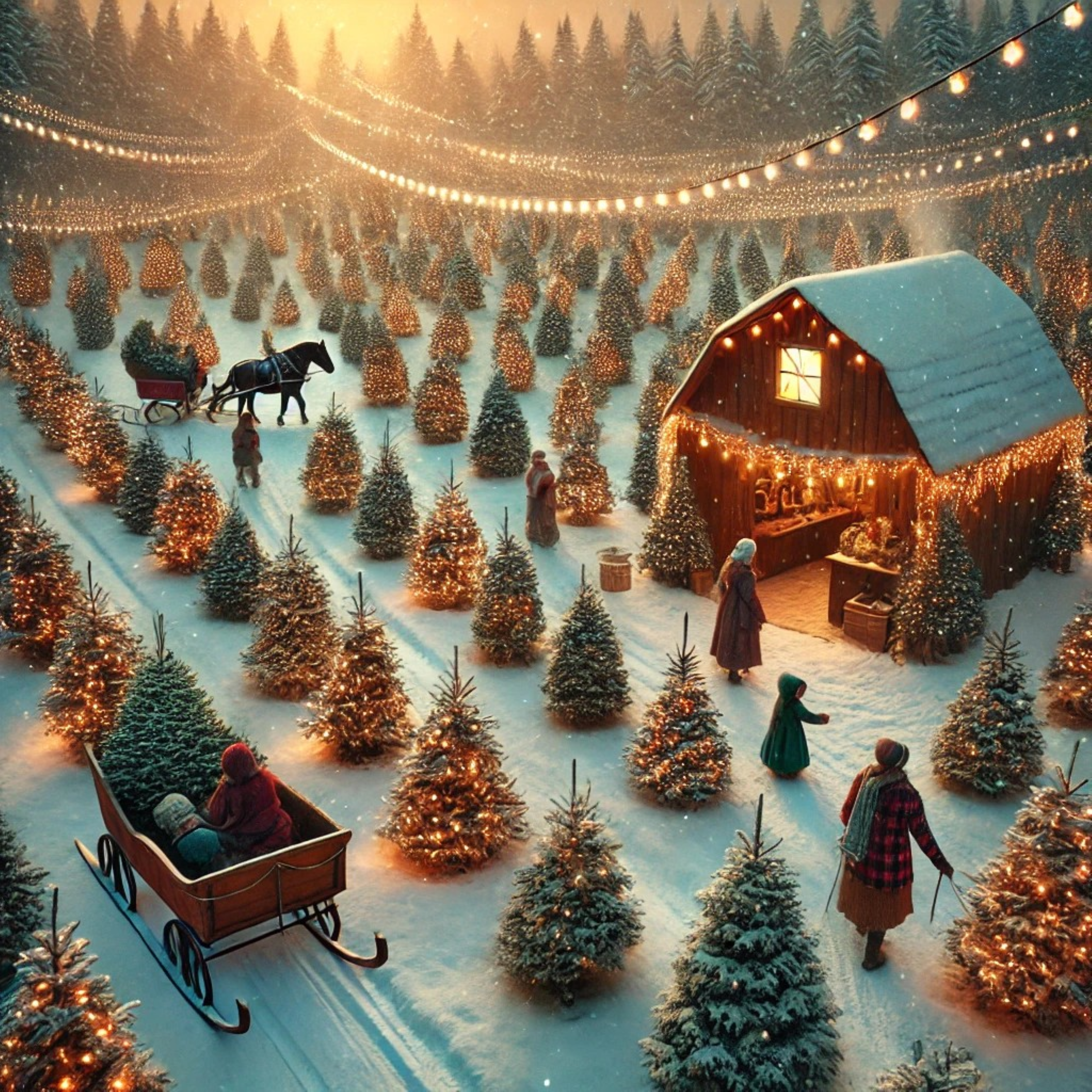 That Old Christmas Tree Lot artwork