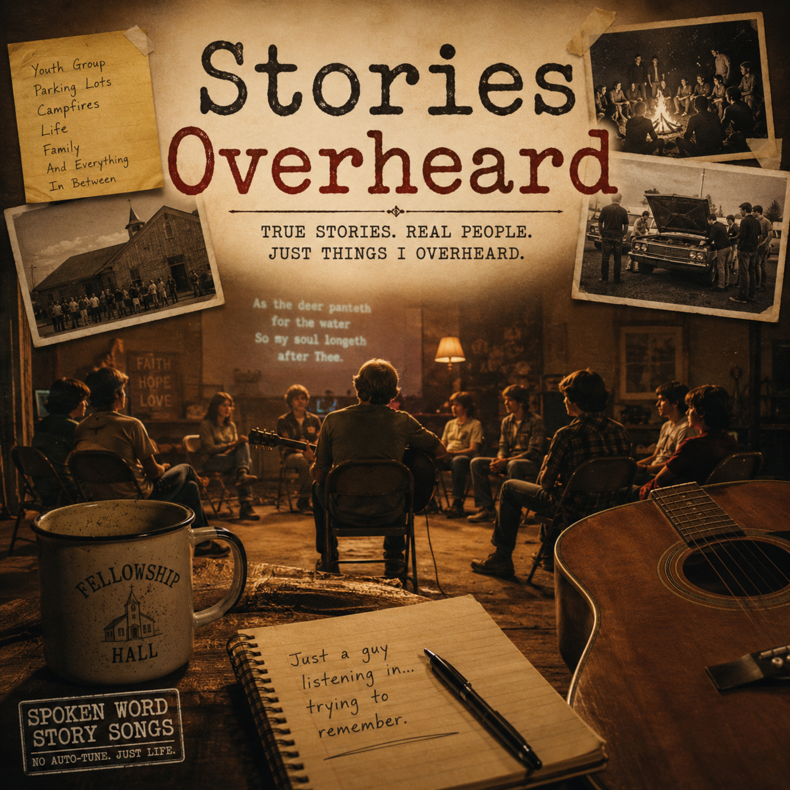 Stories Overheard by Crashing Lyrics cover art