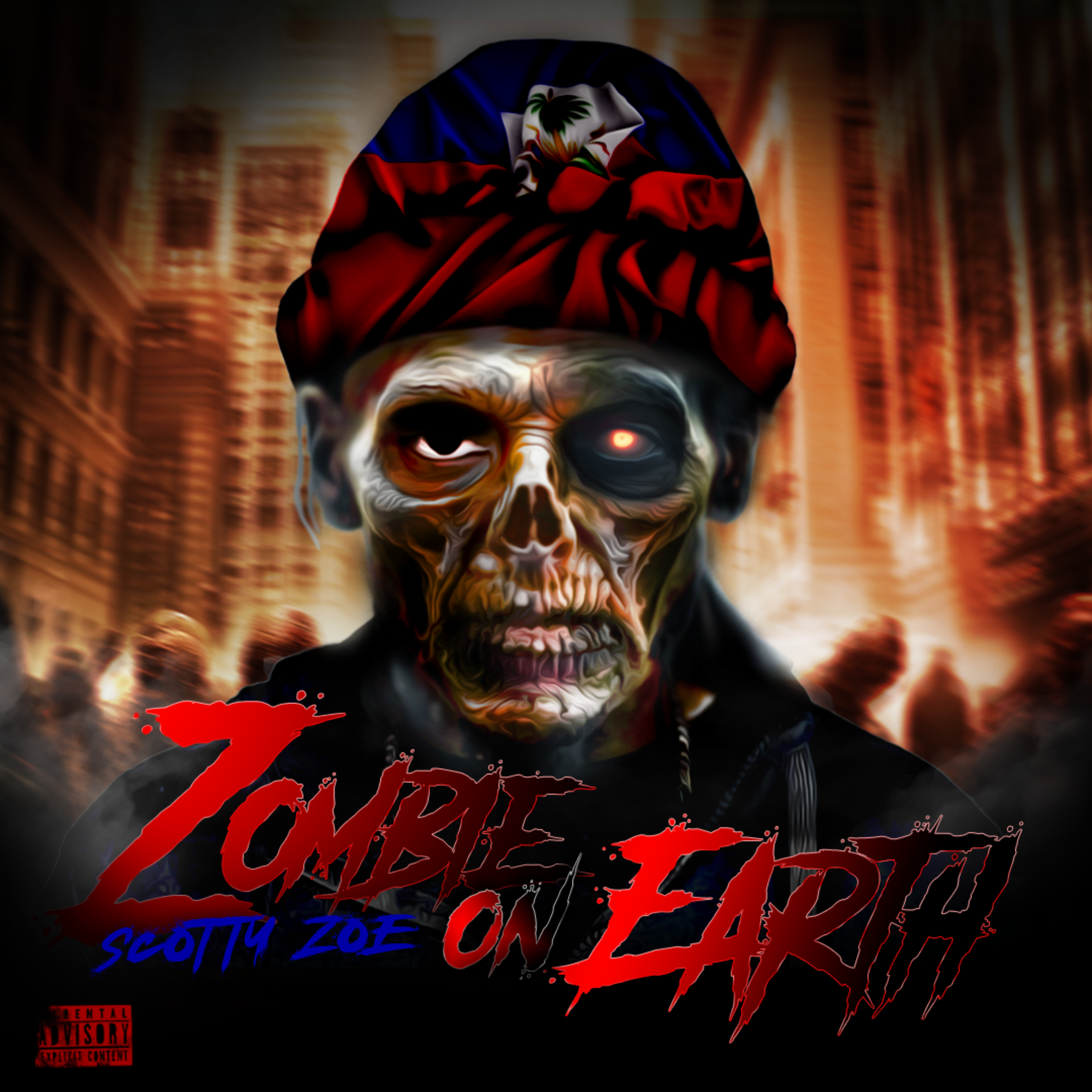 Zombie On Earth by Scotty Zoe cover art
