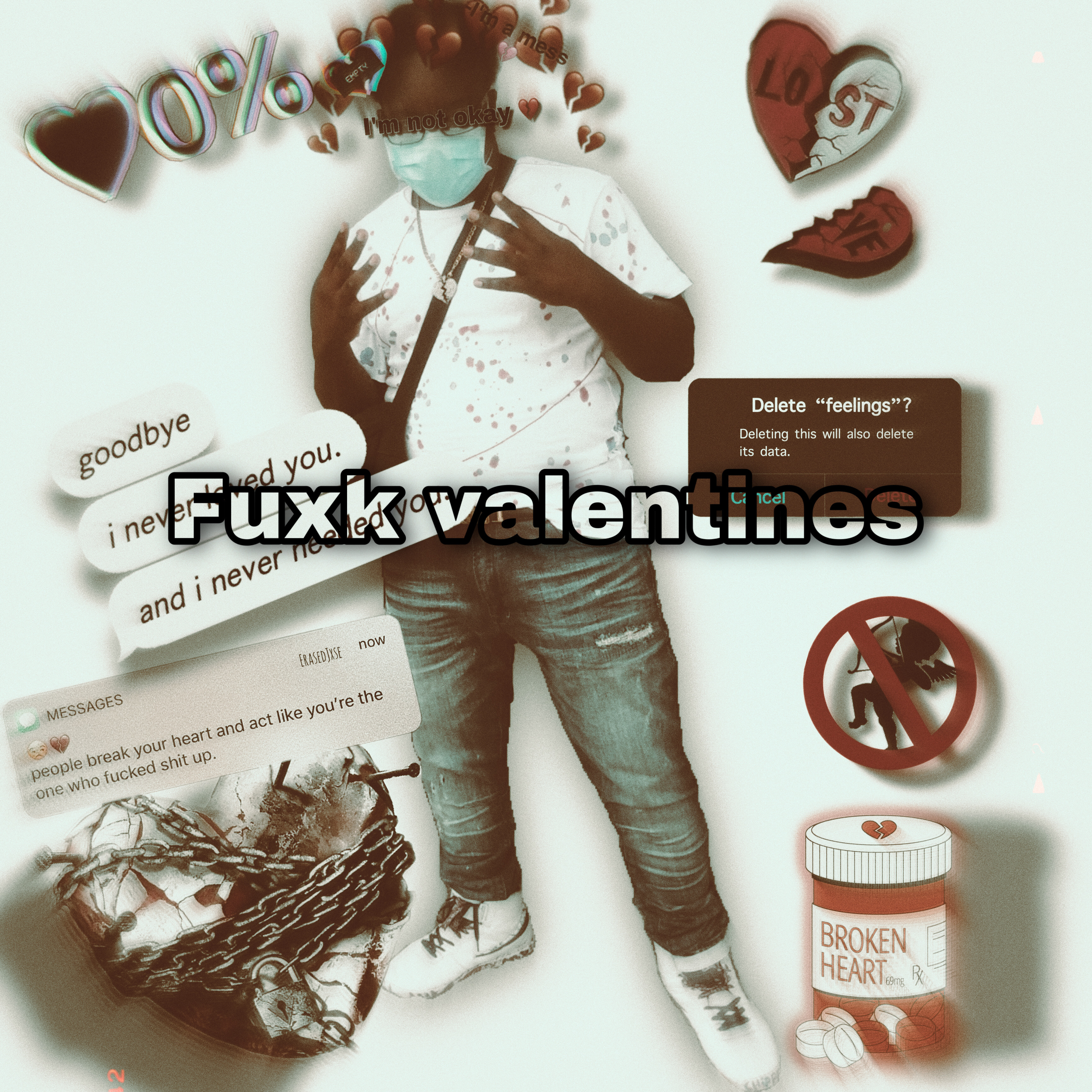 Fuxk valentines artwork