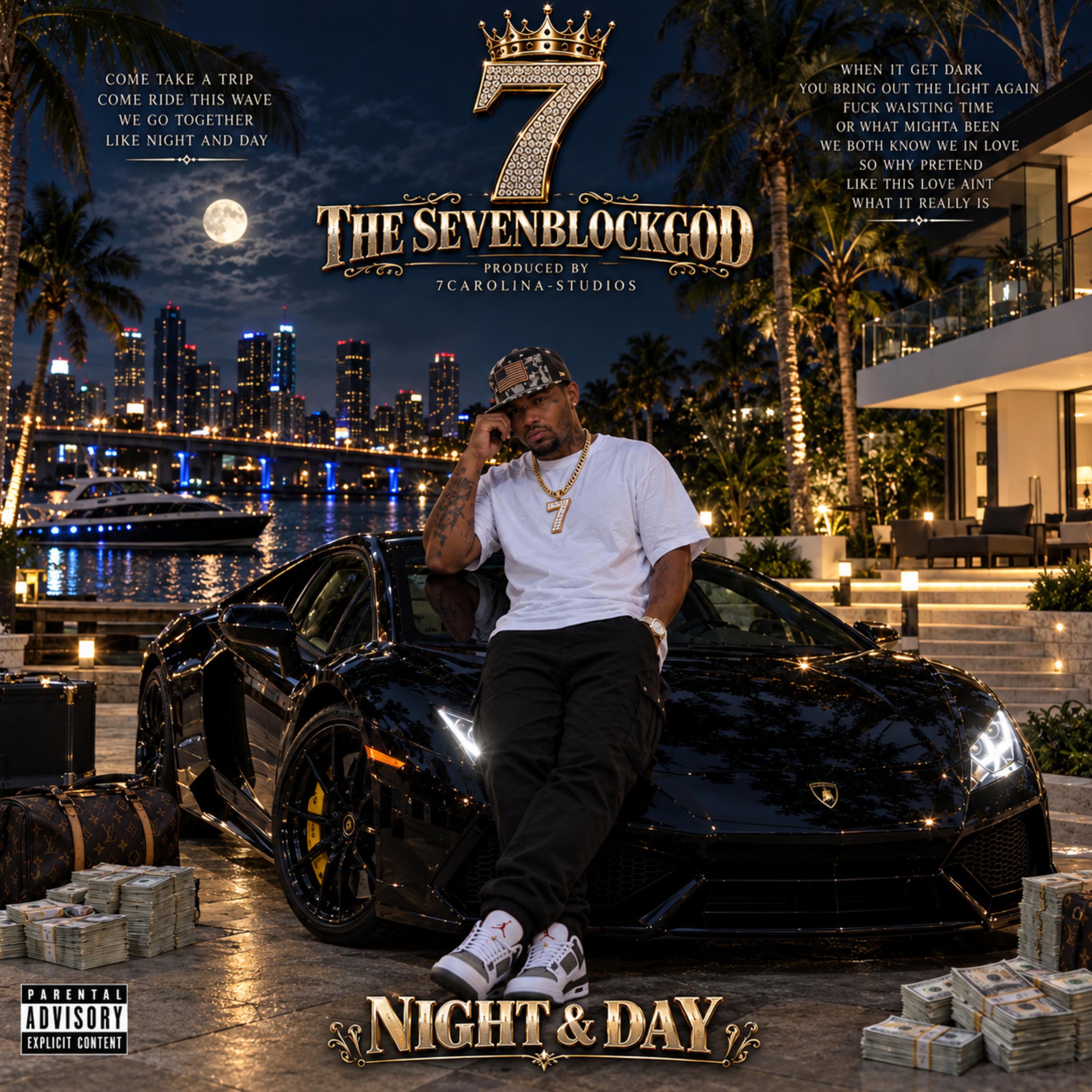 NIGHT & DAY. by 7 THE SEVENBLOCKGOD cover art