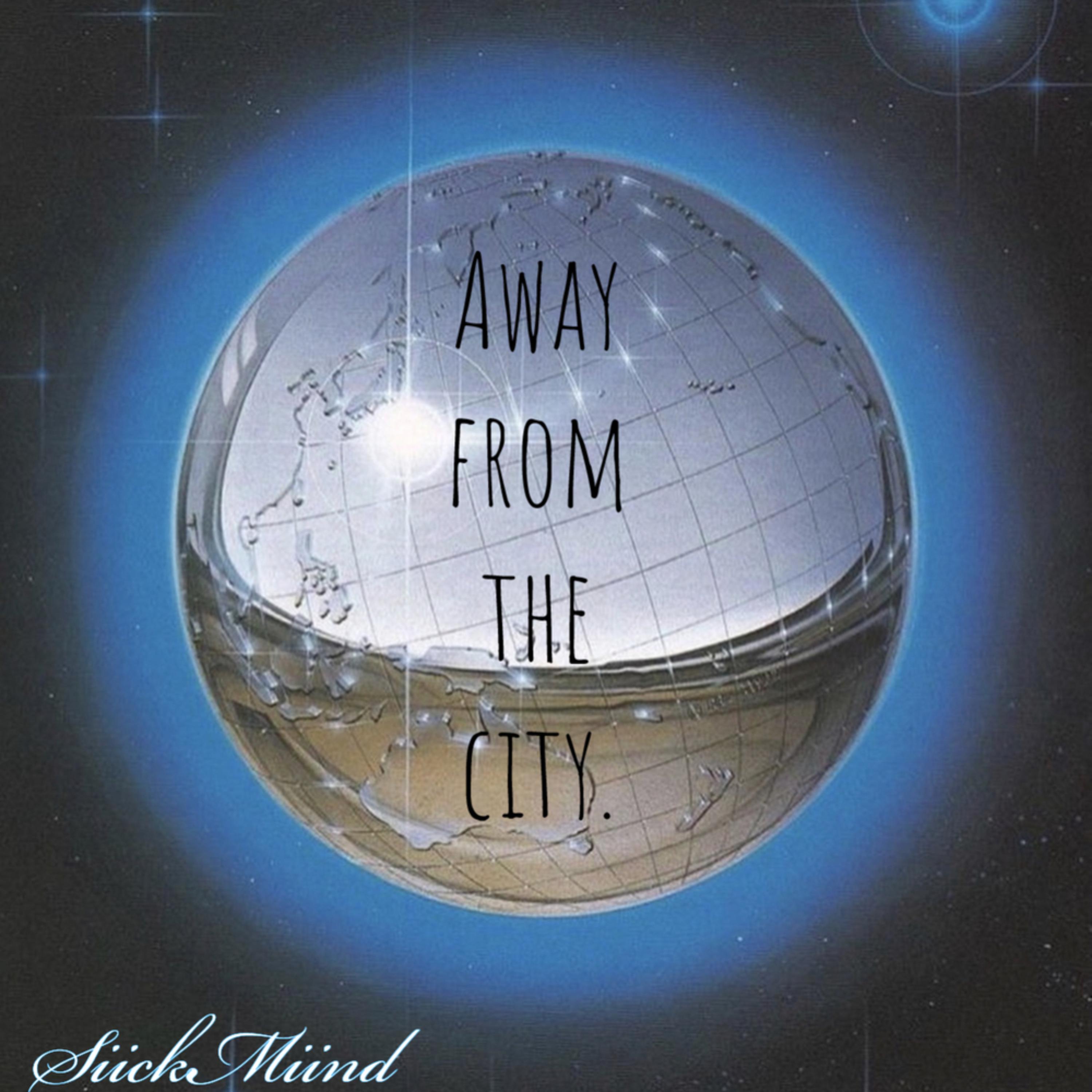 Away from the city artwork