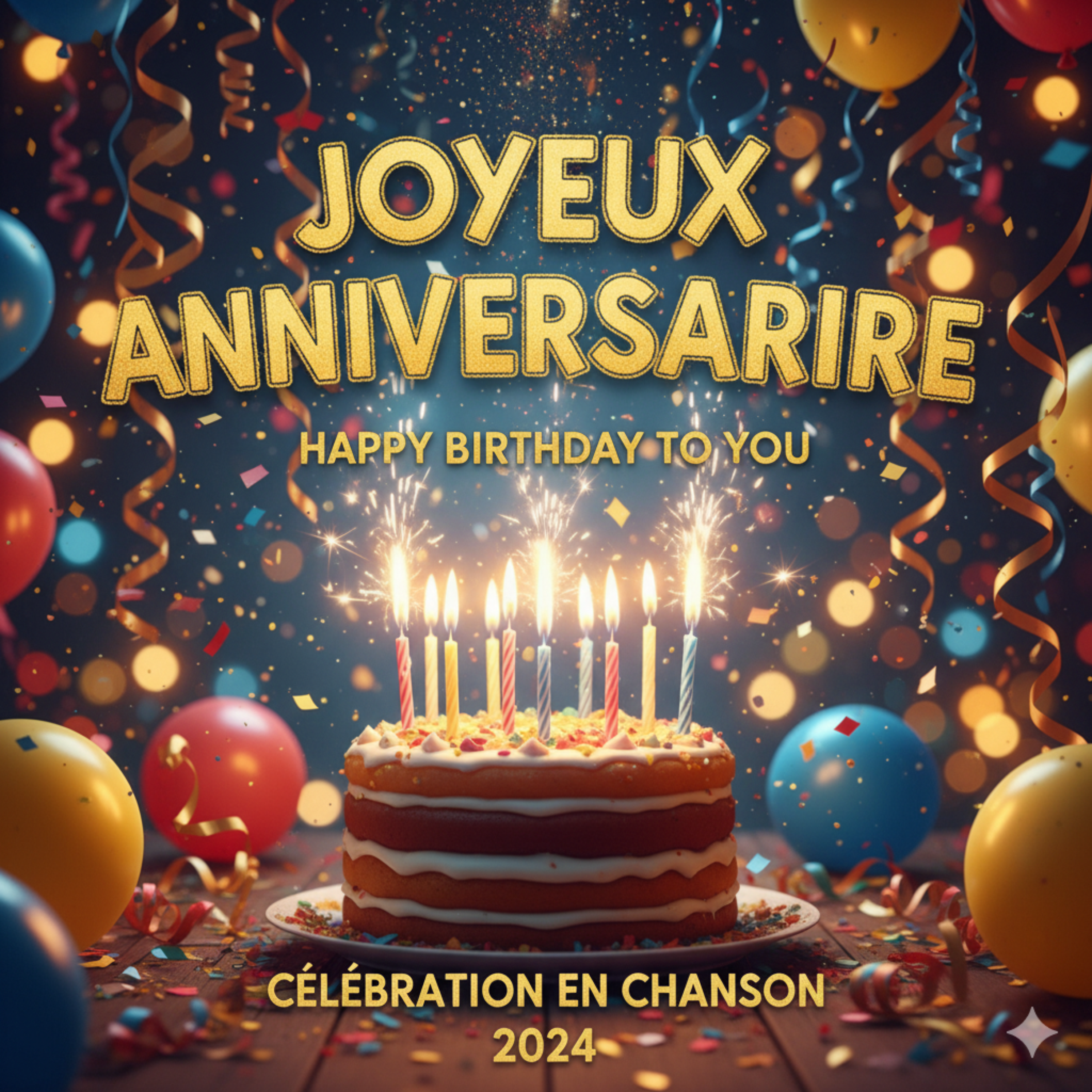Joyeux anniversaire artwork
