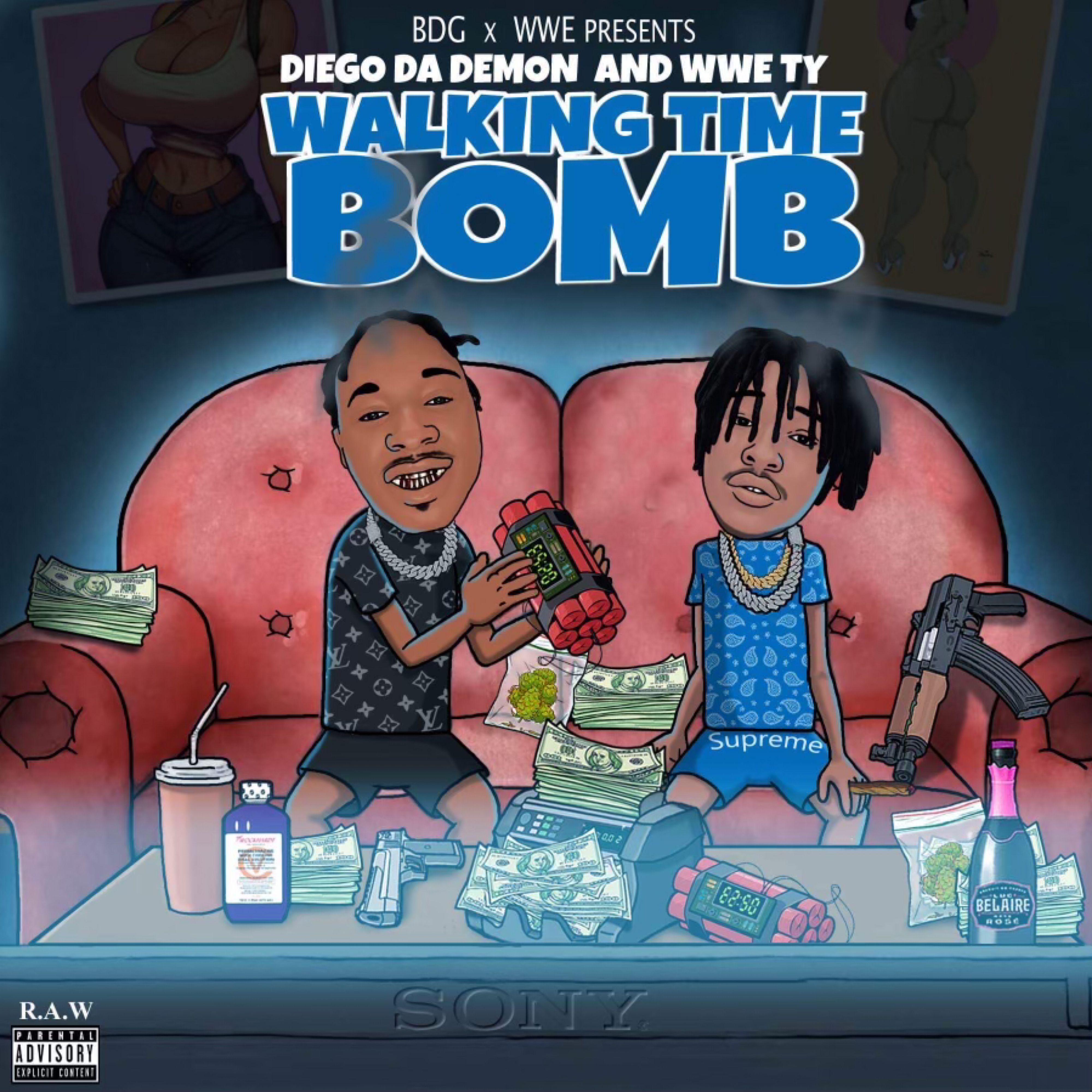 WalkinG TiMe BomB artwork