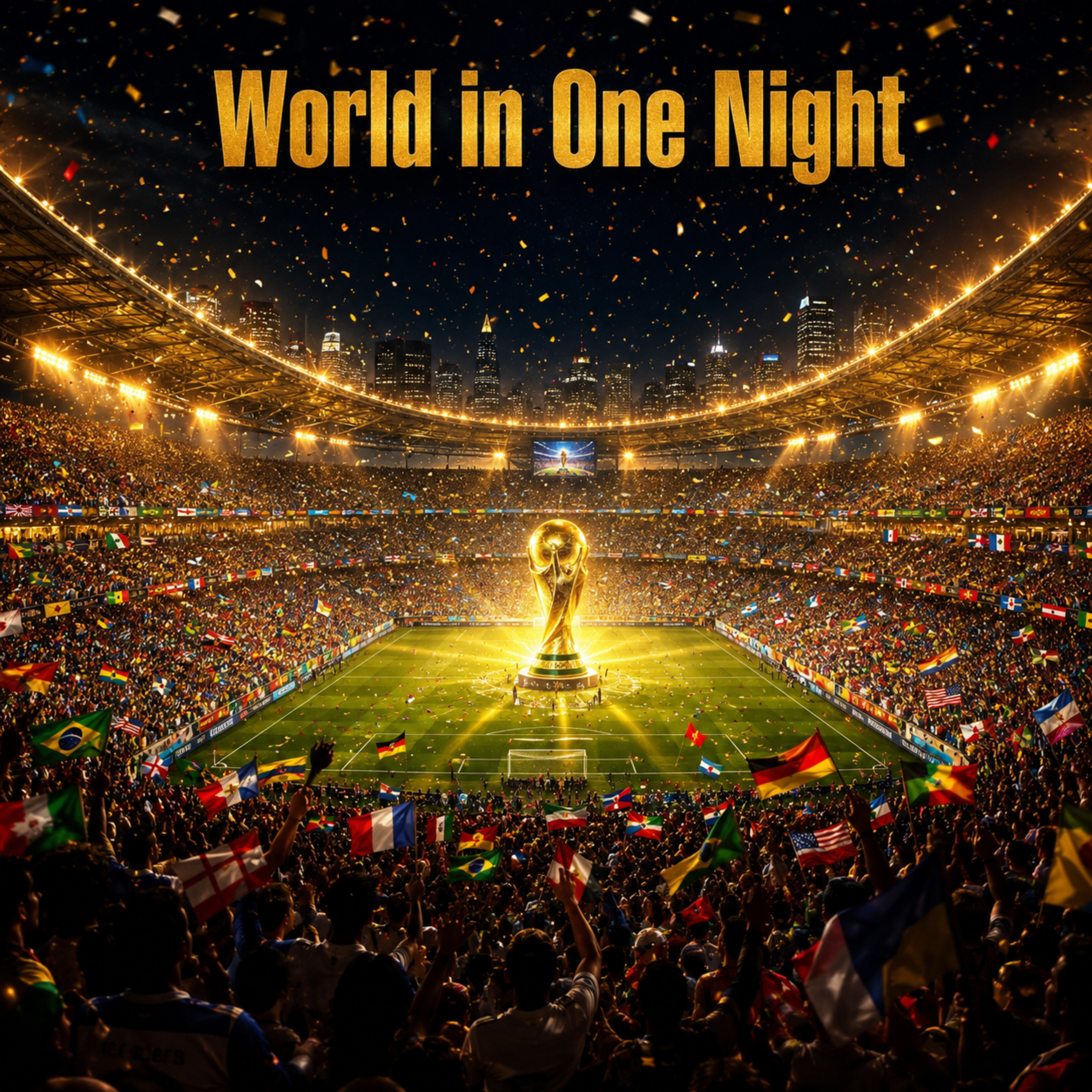 World in One Night (love Argentina) by Rabiul Karim cover art
